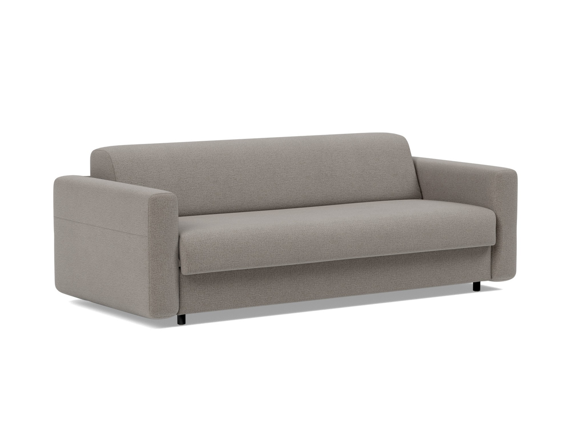 Schlafsofa Killian mit Taschenfederkernmatratze 160 Flachgewebe Mixed Dance 521-Grey