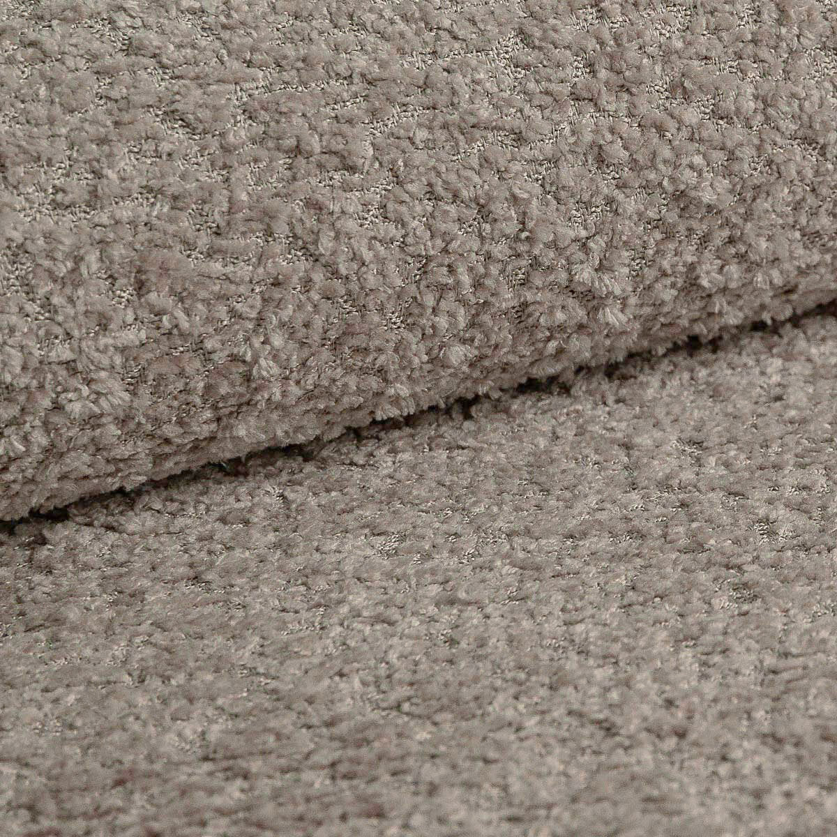 Micadoni Stauraumbett mit Kopfteil Mount Boucle Coral Warmes Grau