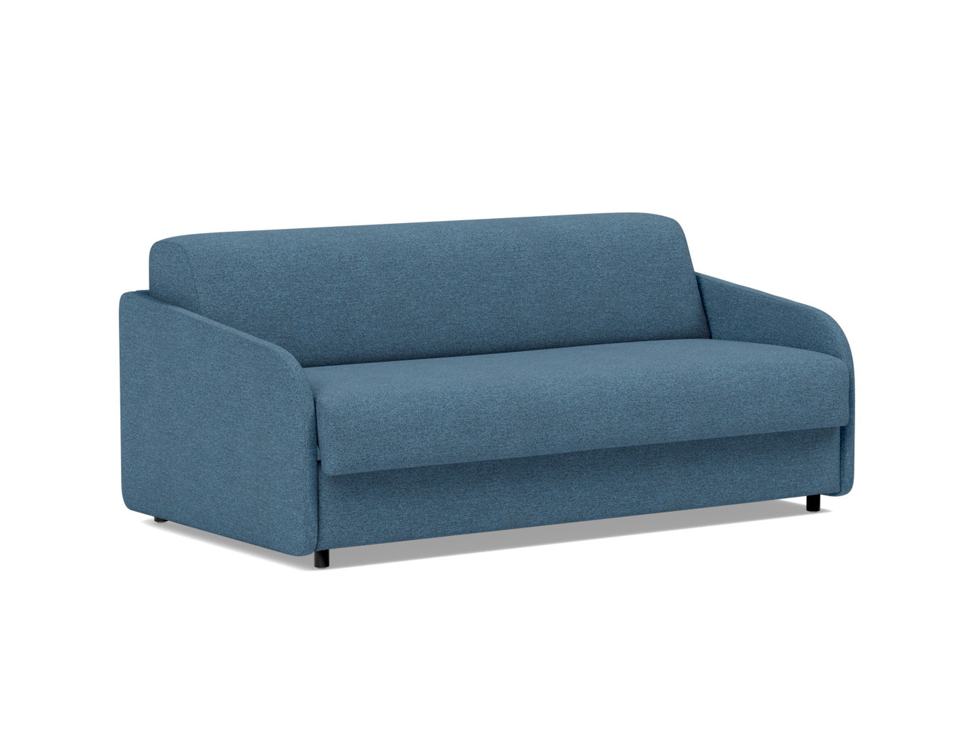 Schlafsofa Eivor mit Taschenfederkernmatratze 140 Strukturierter Stoff Weda 302-Weda-Blue