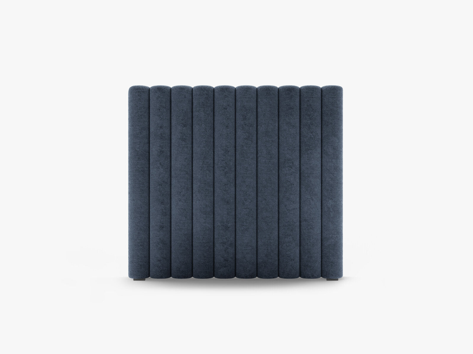 Micadoni Mistero Samtiger Kopfteil 80 cm Chenille Perfect Harmony Dunkelblau 100x95