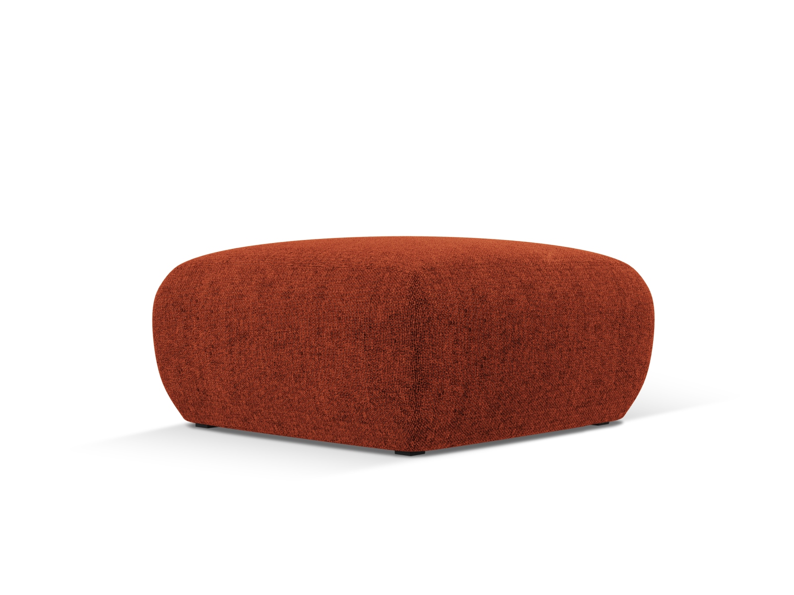 Cosmopolitan Design Pouf Nolio mittlere Version Chenille Haga Terrakotta