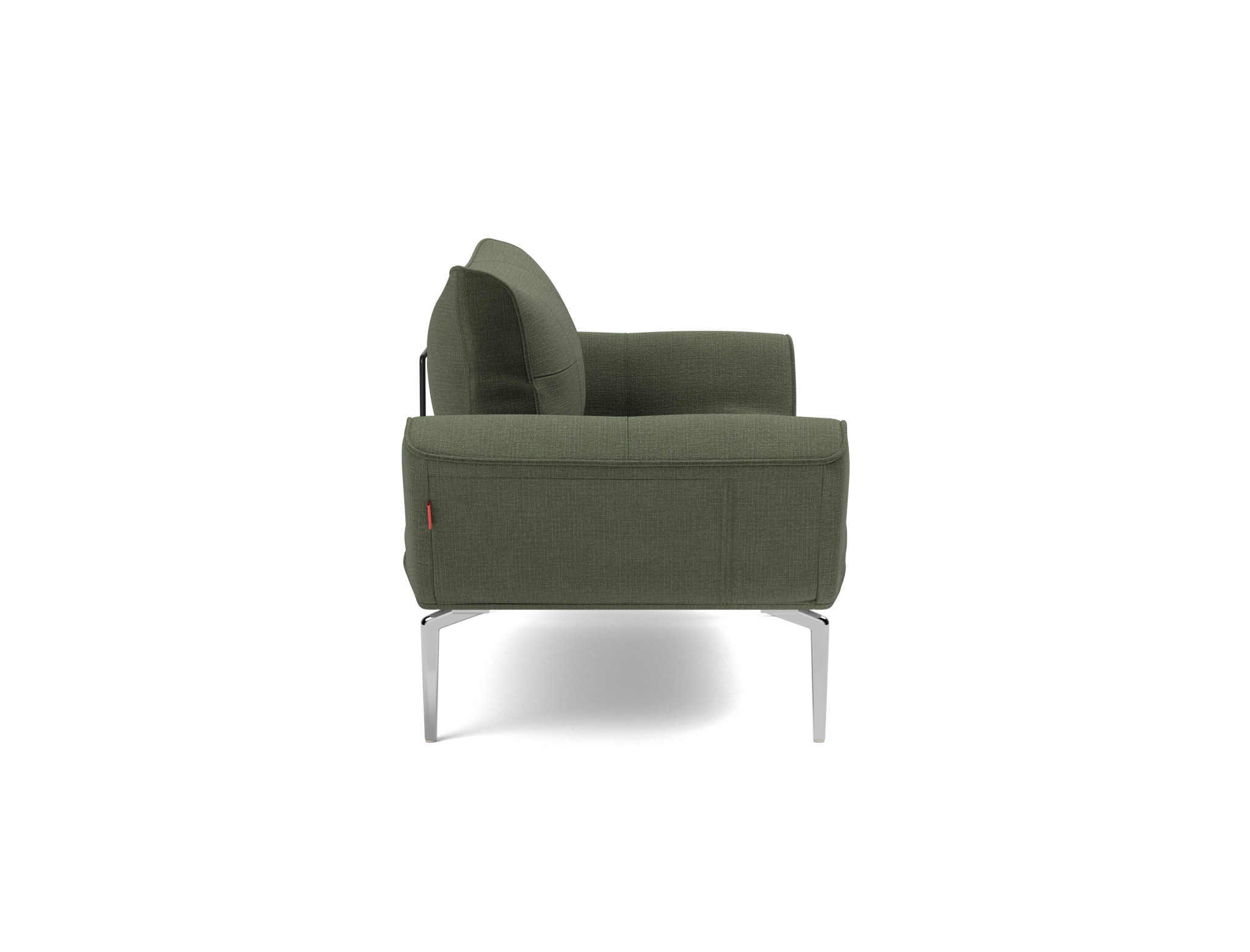 Tagesbett Zeal Chenille Esina 413-Olive-Green Beine Straw Aluminium