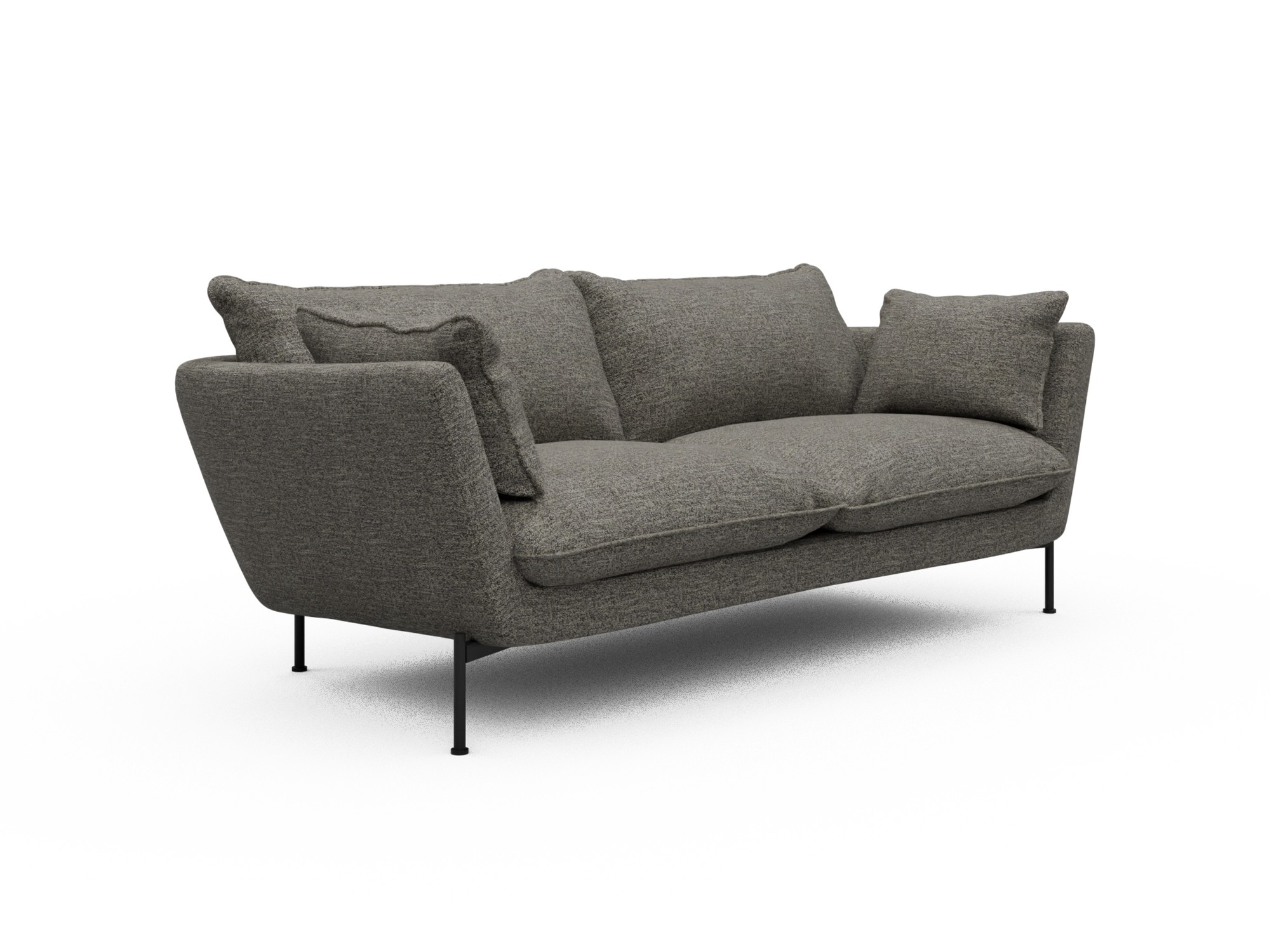 Skandi Home Sofa Anton Soft 2-Sitzer Carreno-Sepie-Brown moebelfaktor