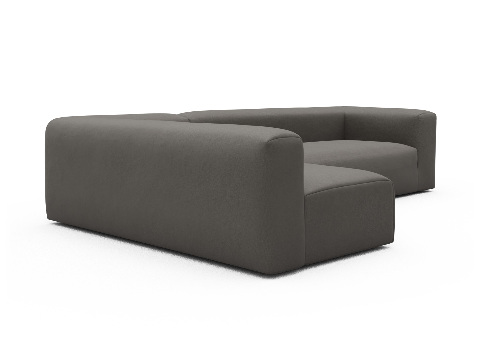 Skandi Home Ecksofa Fred 2x 2,5-Sitzer links offen Satya-Taupe moebelfaktor