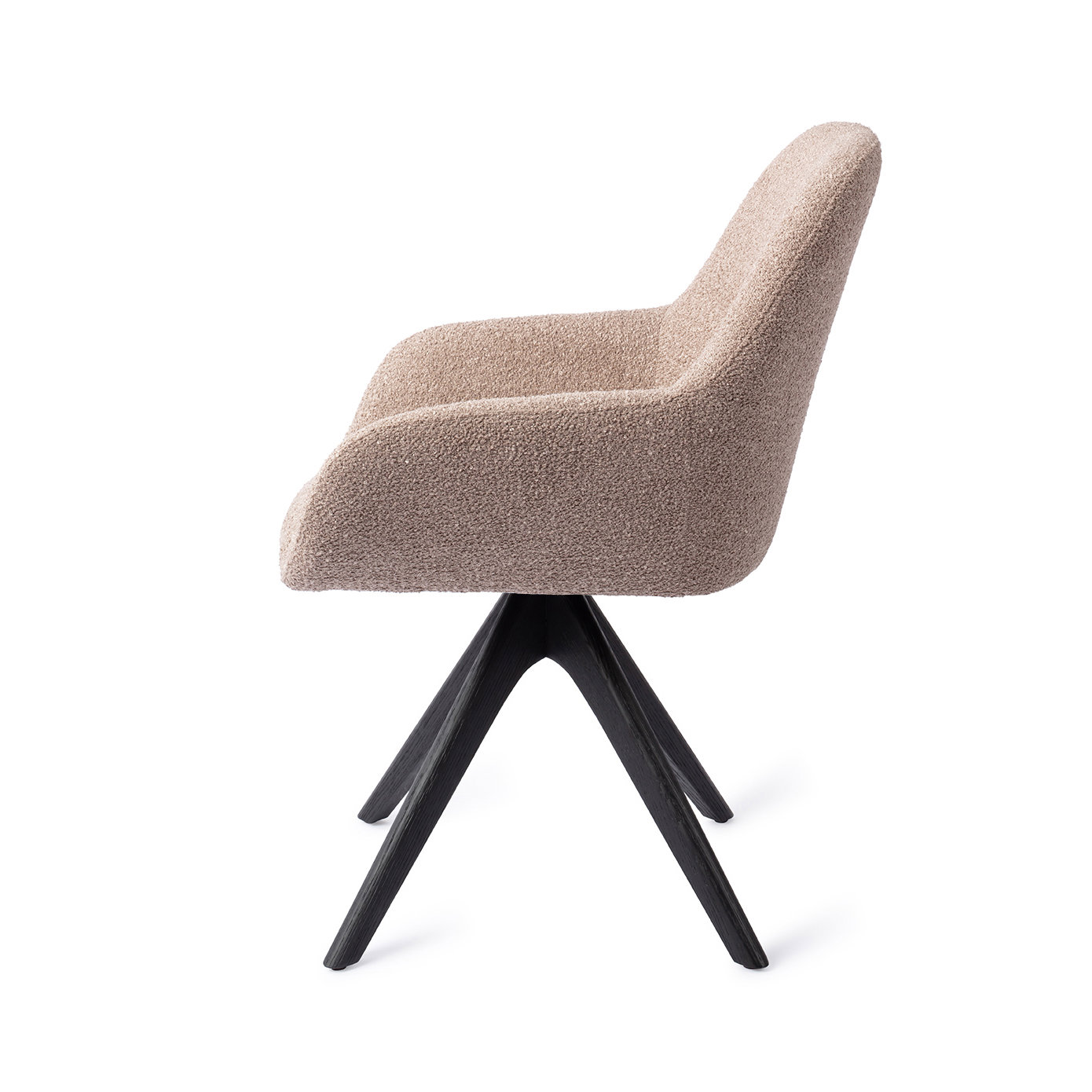 Jesper Home Esszimmerstuhl Kushi Stone Haze Revolve Eiche Schwarz