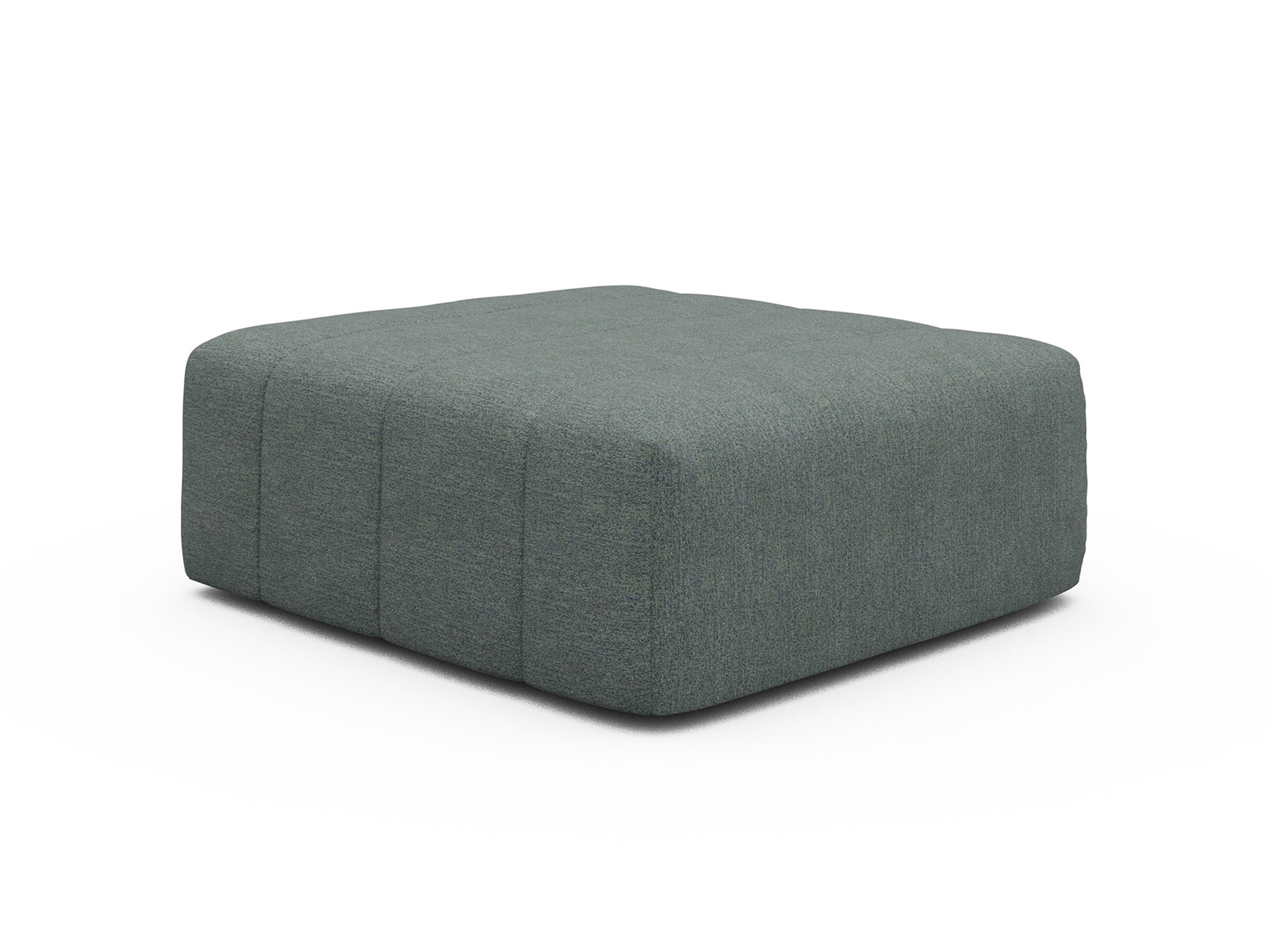 Ottomane Hugo Boucle Carreno 770-Cielo-Blue