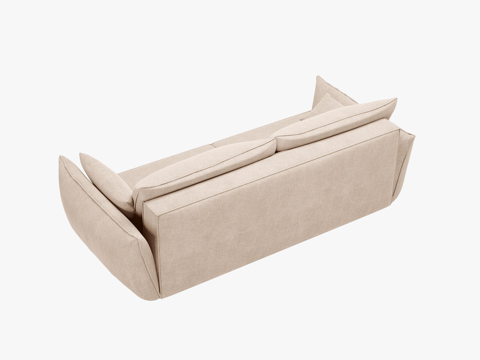 Micadoni Kaelle Sofa Mit Bettfunktion Und Stauraum Chenille Over The Horizon Beige