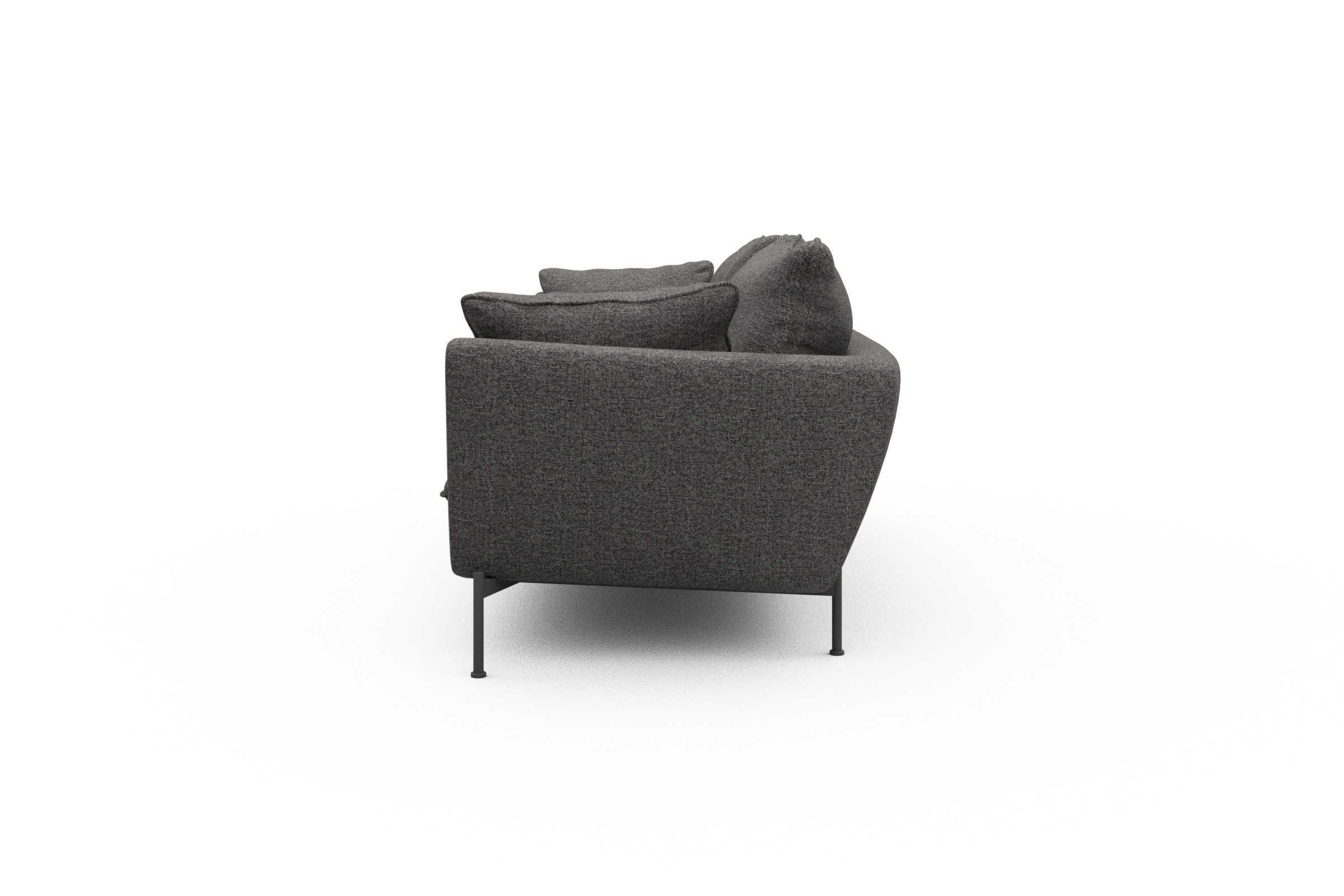 Sofa Anton PREMIUM 3-Sitzer Carreno-Salt-and-Pepper