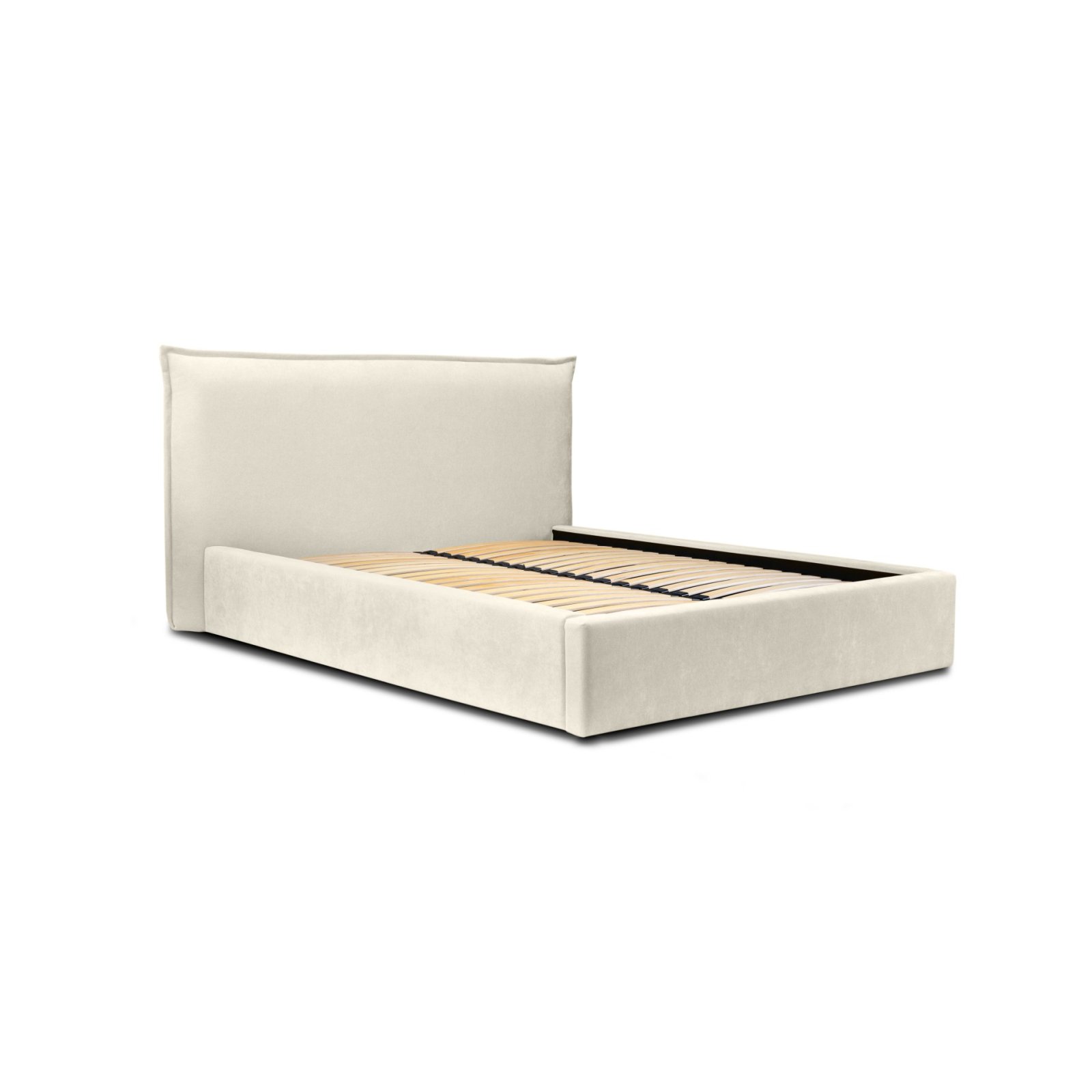 Polsterbett Renoa Chenille 140x200 mit Holzrahmen Ditra-New 01