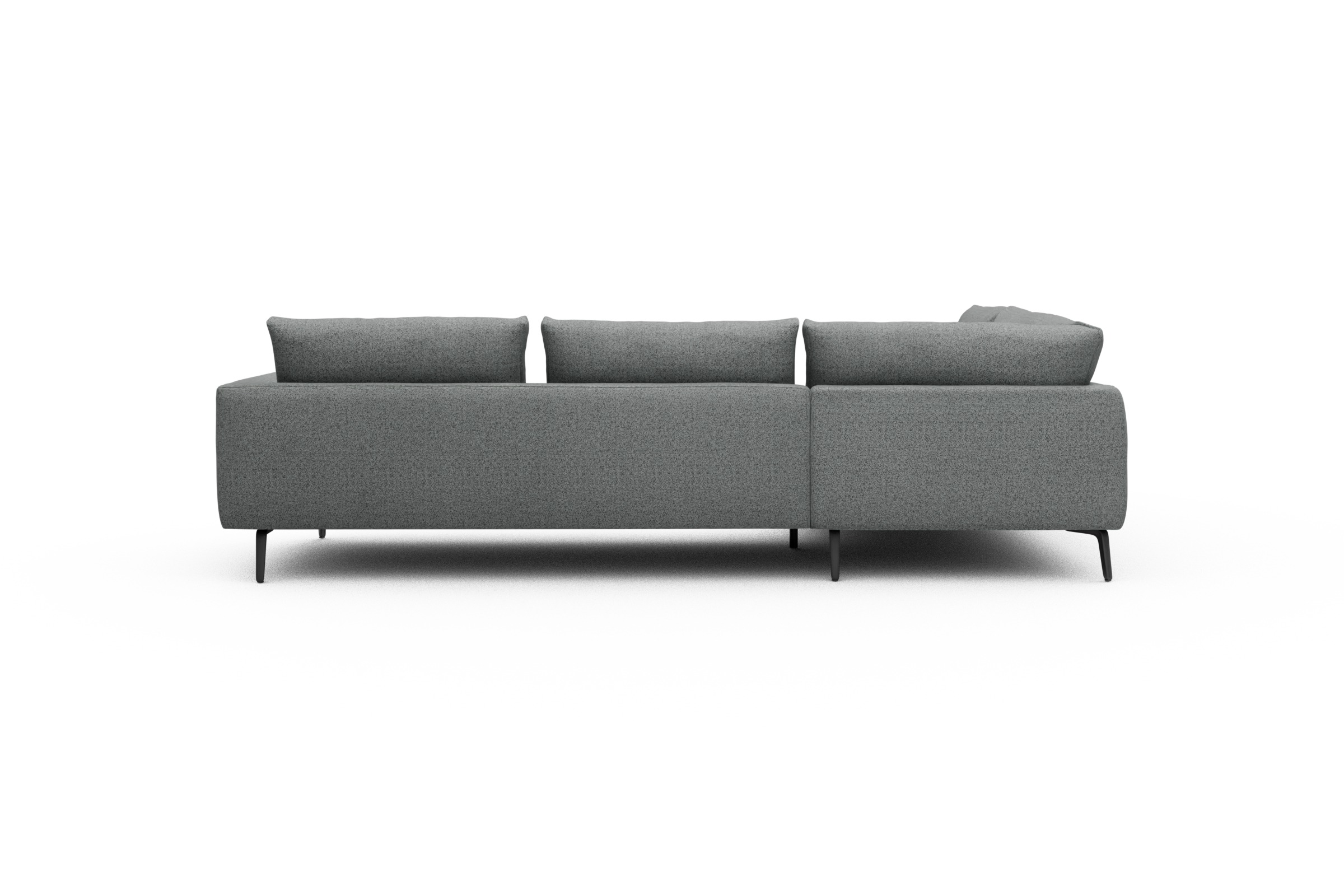 Ecksofa Karl Relax-Ecke links mit 2,5-Sitzer Aivi-Gravet-Grey
