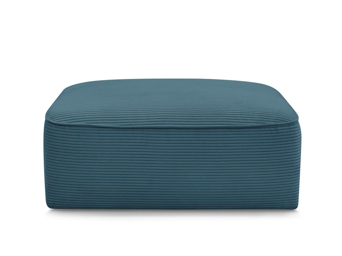 Bobochic Leopold Pouf Cordsamt Hellblau