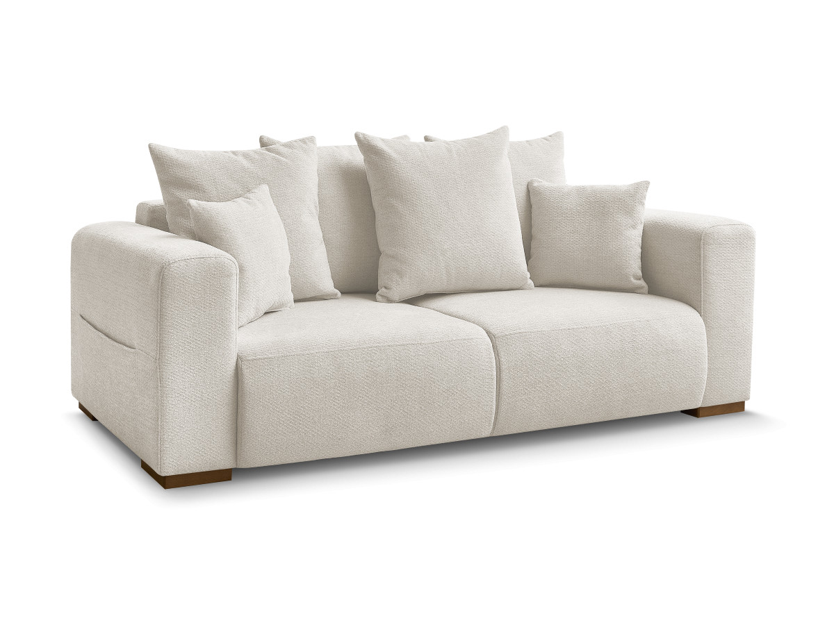 Bobochic Sidonie Sofa 2-Sitzer Melange-Stoff Beige
