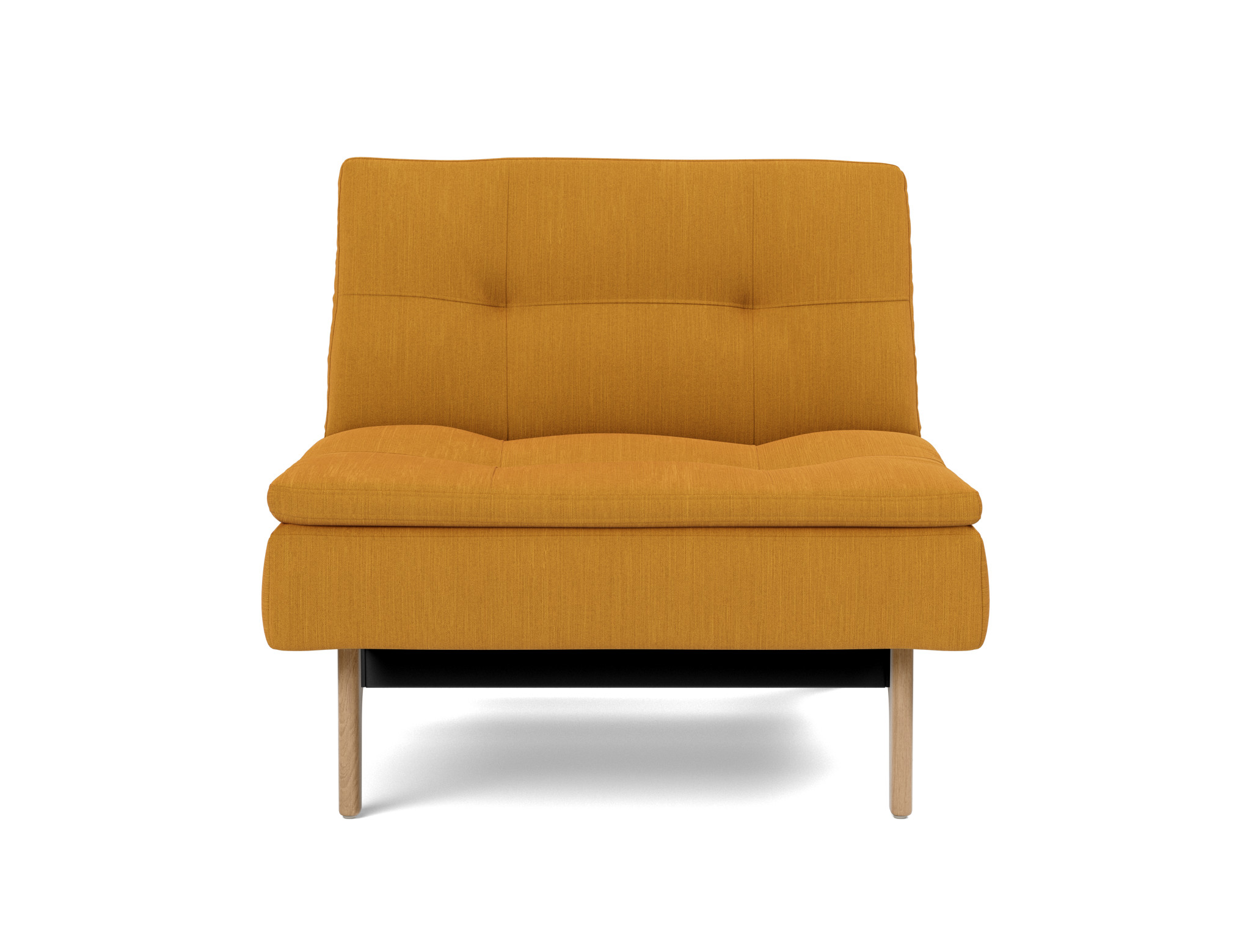 Sessel Dublexo Flachgewebe Elegance 507-Burned-Curry Beine Eiche