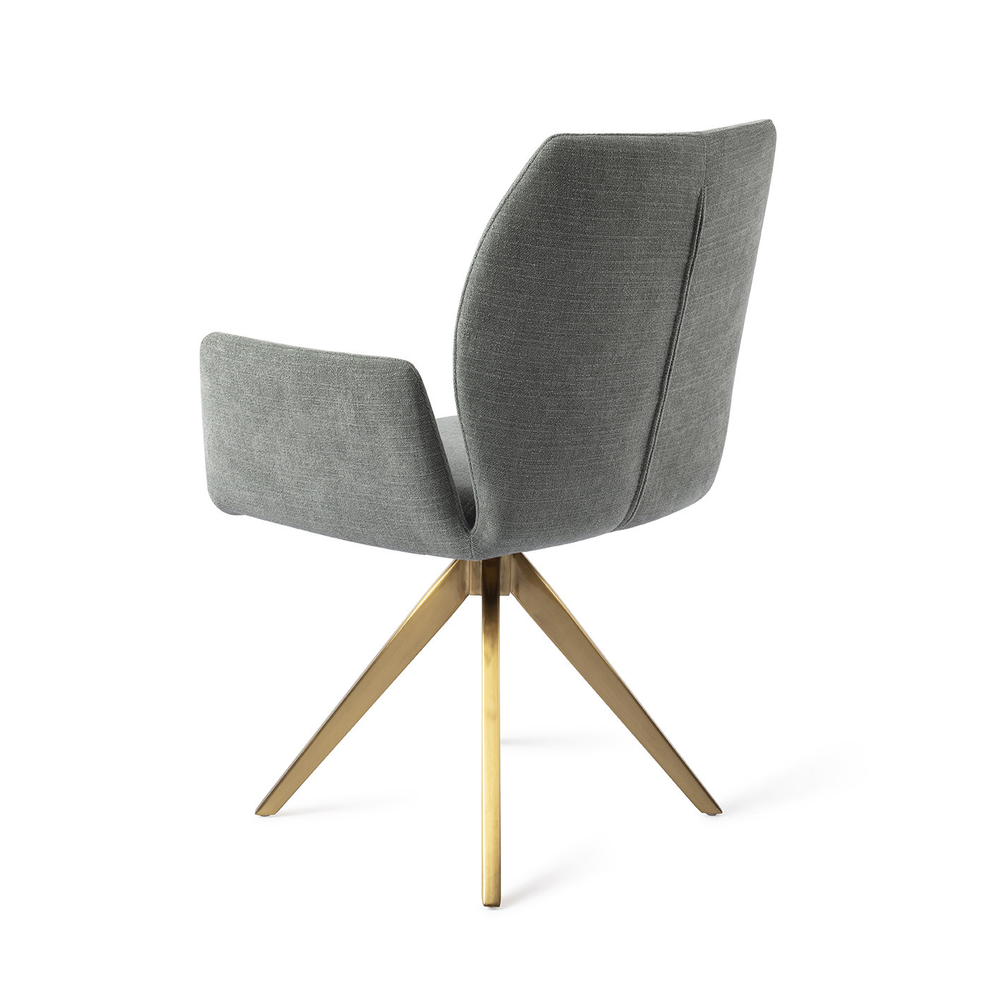 Jesper Home Esszimmerstuhl Misaki Breezy Blue Turn Gold