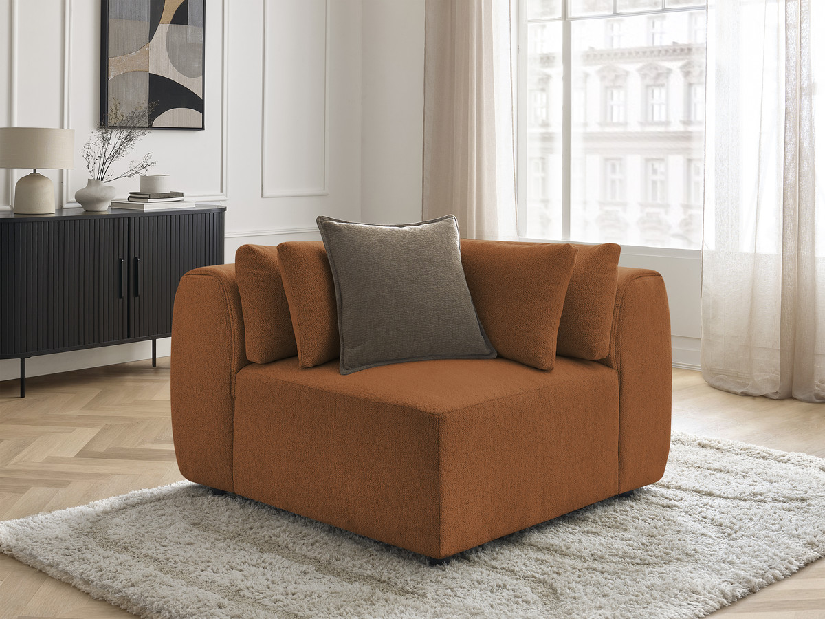 Bobochic Jana Eckmodul Melange-Stoff Orange