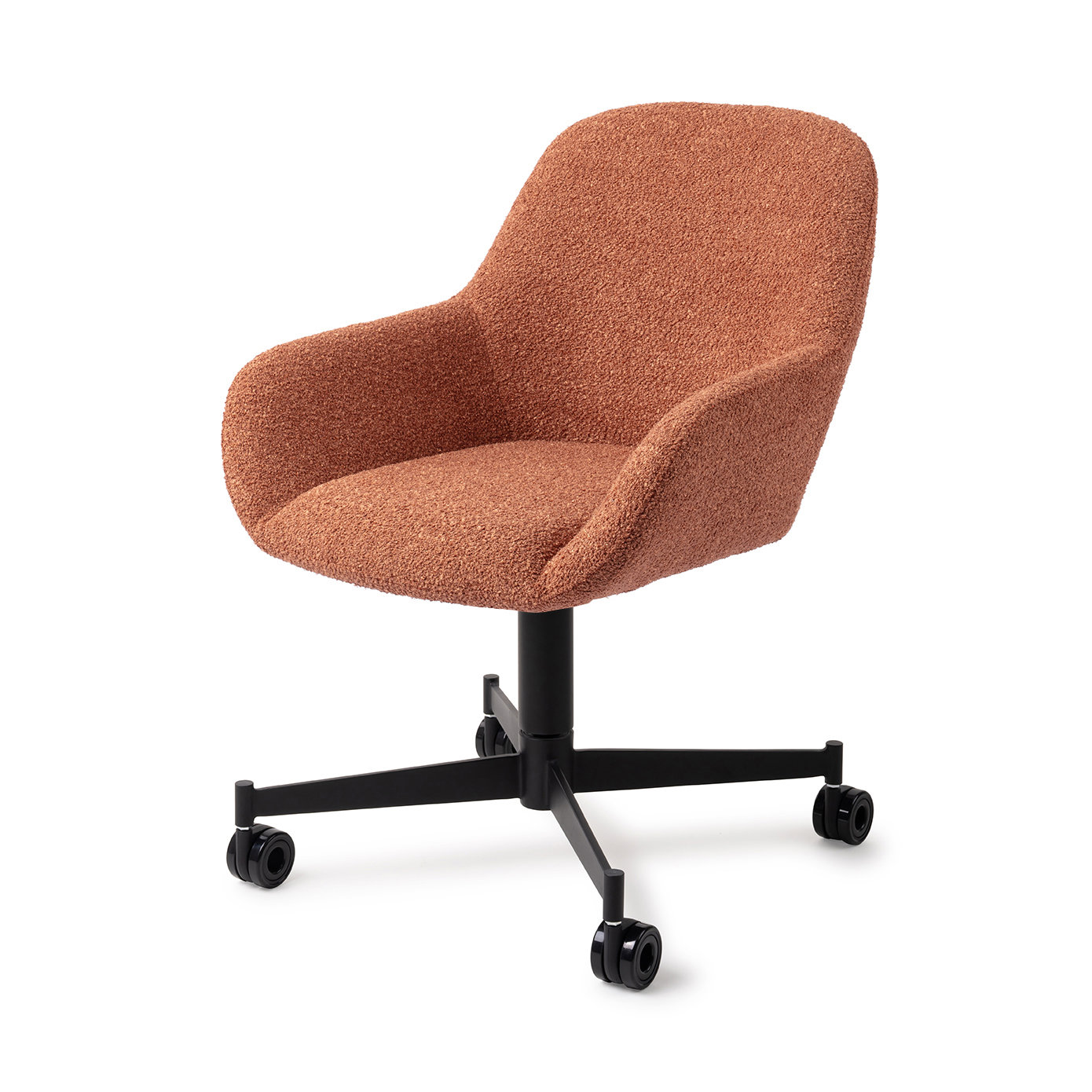Jesper Home Esszimmerstuhl Kushi Amber Autumn Caster Schwarz