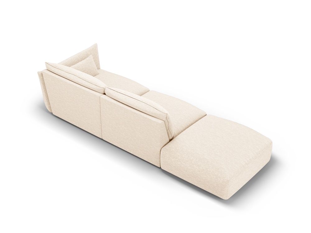 Cosmopolitan Design Sofa Matera 4-Sitzer offen Chenille Eden Helles Beige Links