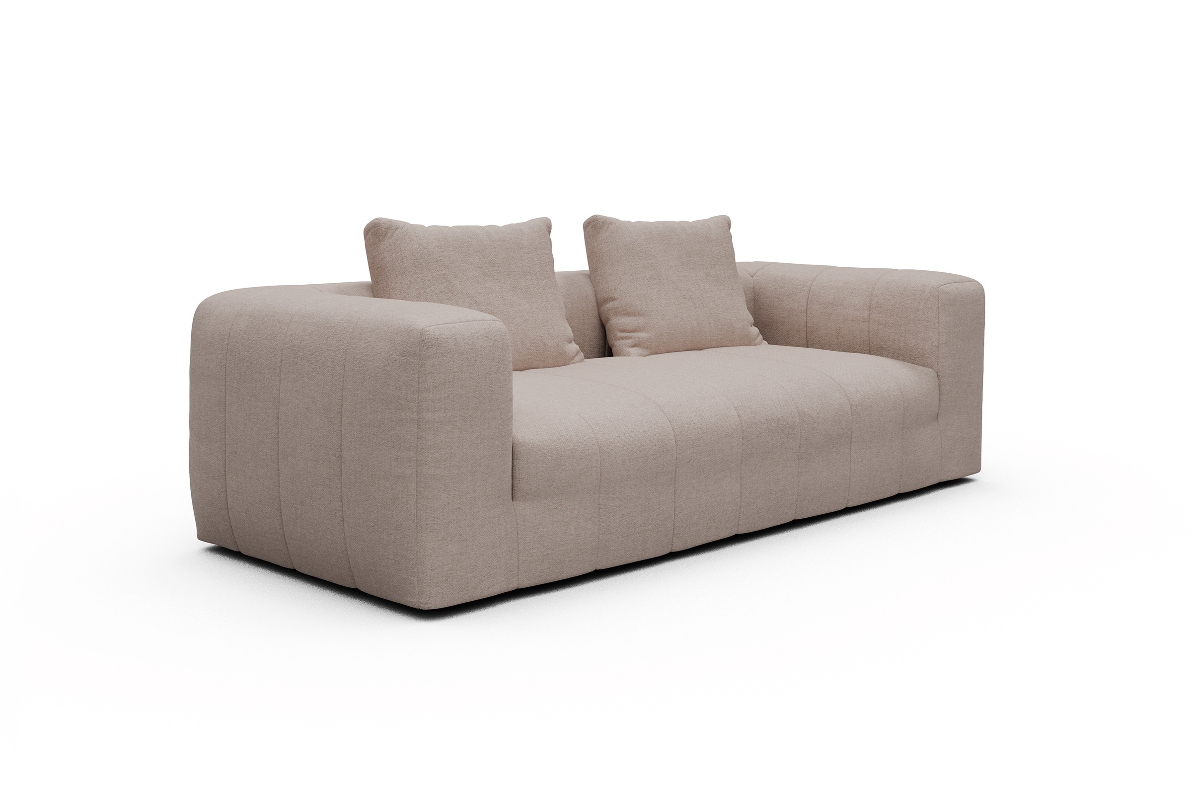 Sofa Hugo 3-Sitzer Weda-Sand