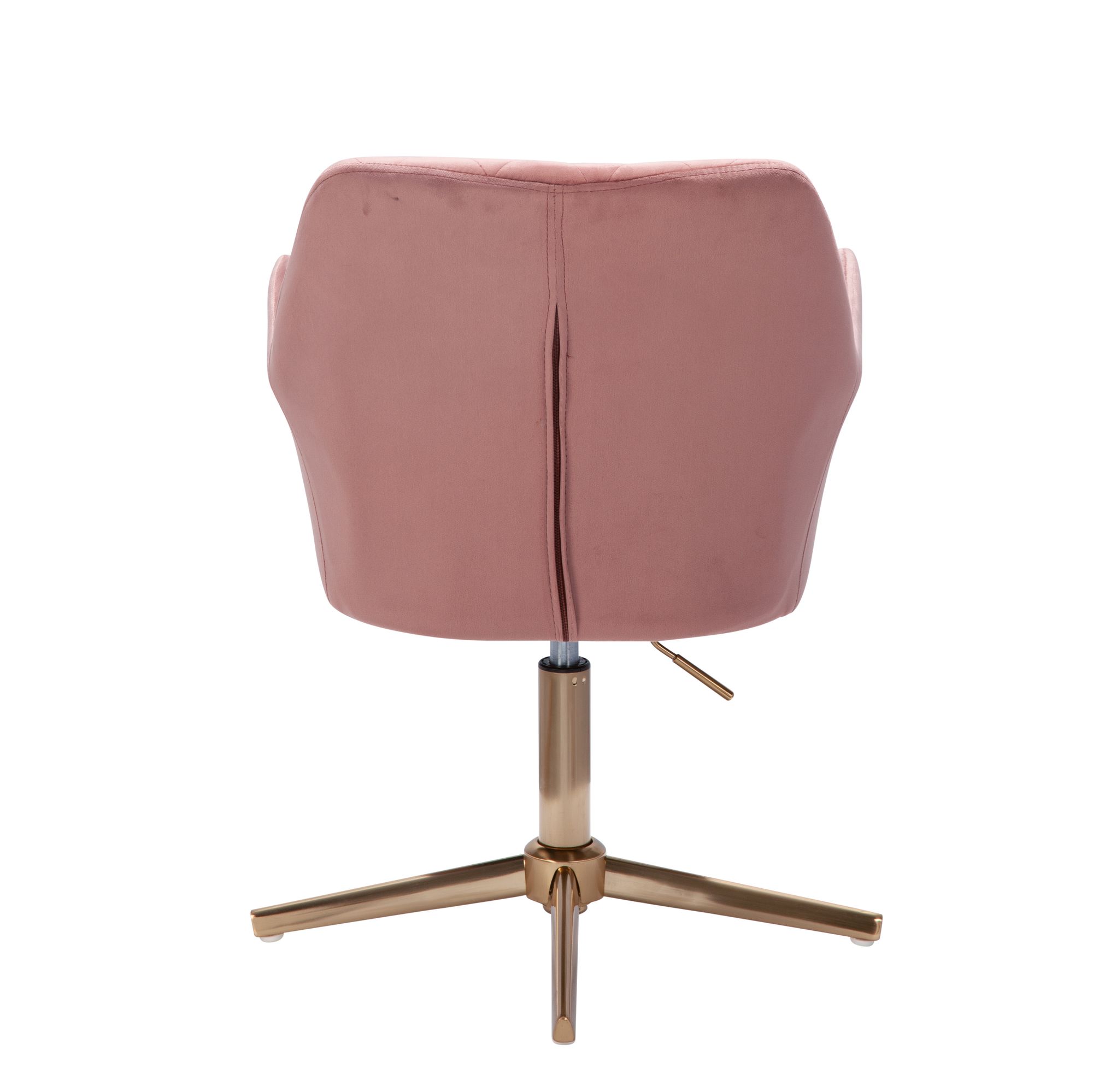 Esszimmerstuhl Voss Samt Rosa
