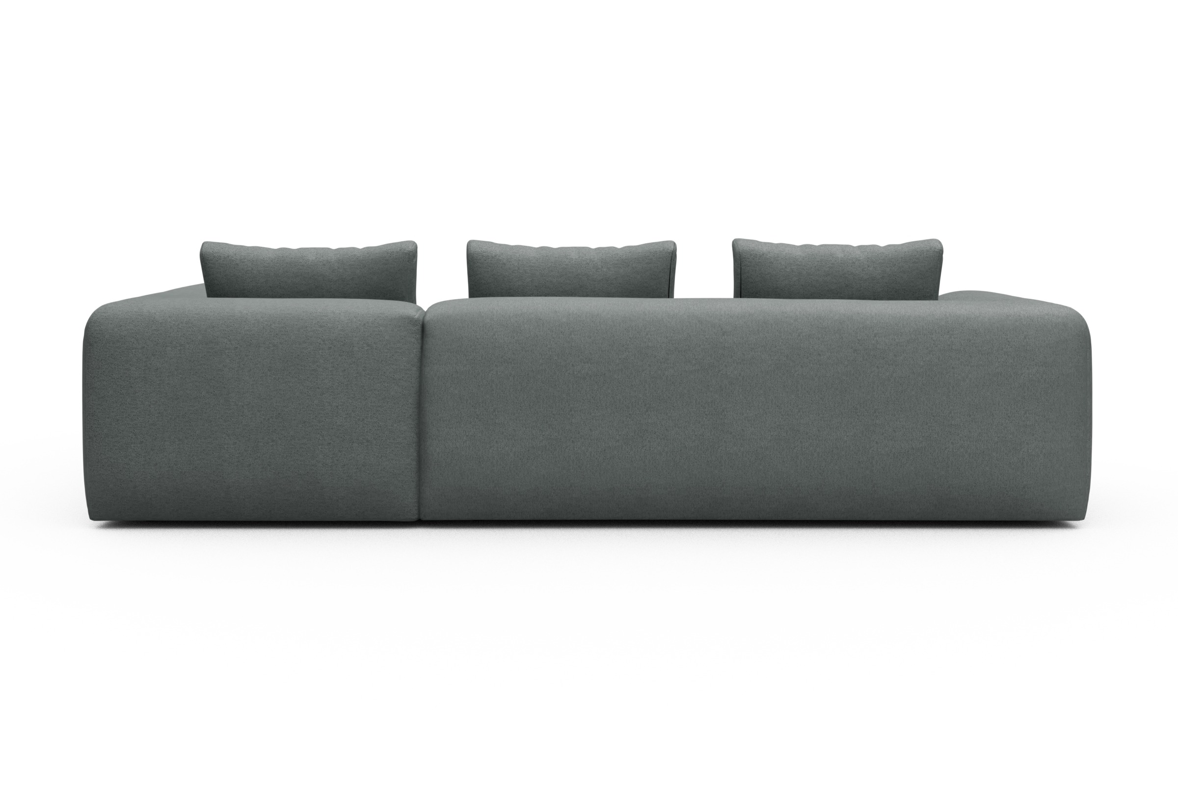Ecksofa Fred 2x 2,5-Sitzer rechts offen Denari-Soft-Grey