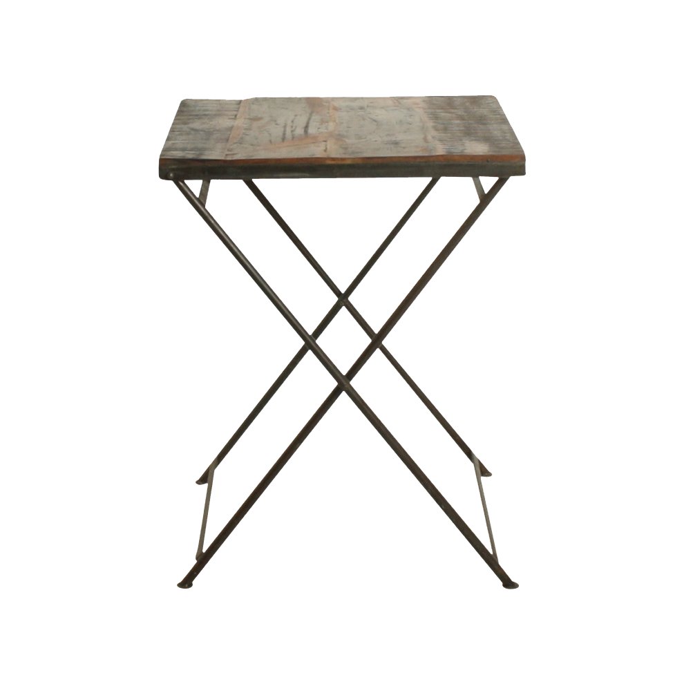 Raw Materials Klapptisch Factory Recyclingholz 76cm