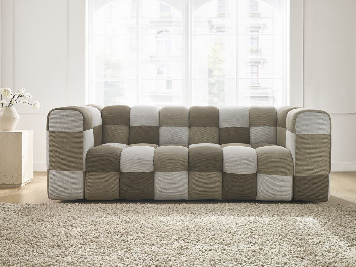 Bobochic Cloud Sofa 3-Sitzer Mesh-Stoff Mehrfarbig