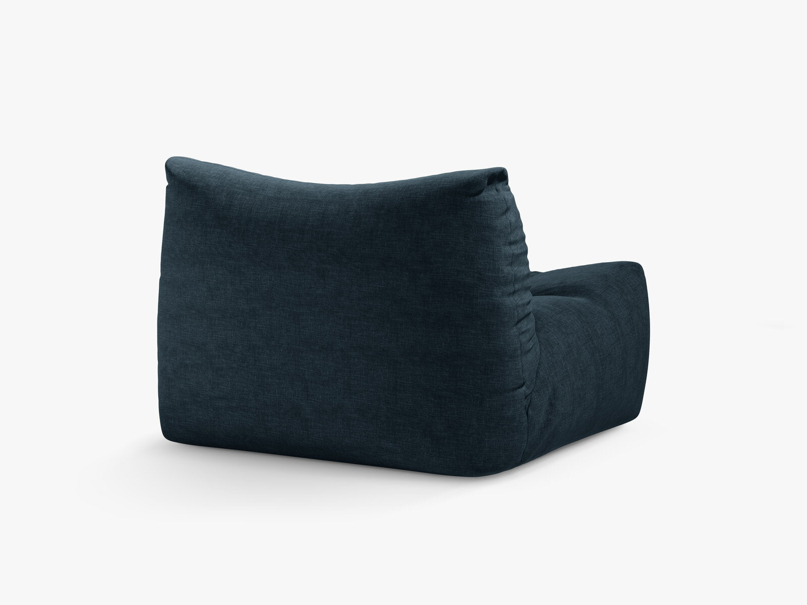 Micadoni Sessel Tove Strukturierter Stoff Boston Jeansblau