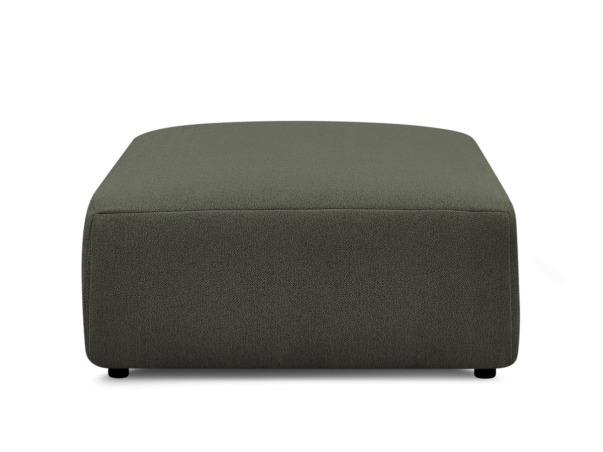 Bobochic Jana Pouf 94 × 114 cm Melange-Stoff Grün