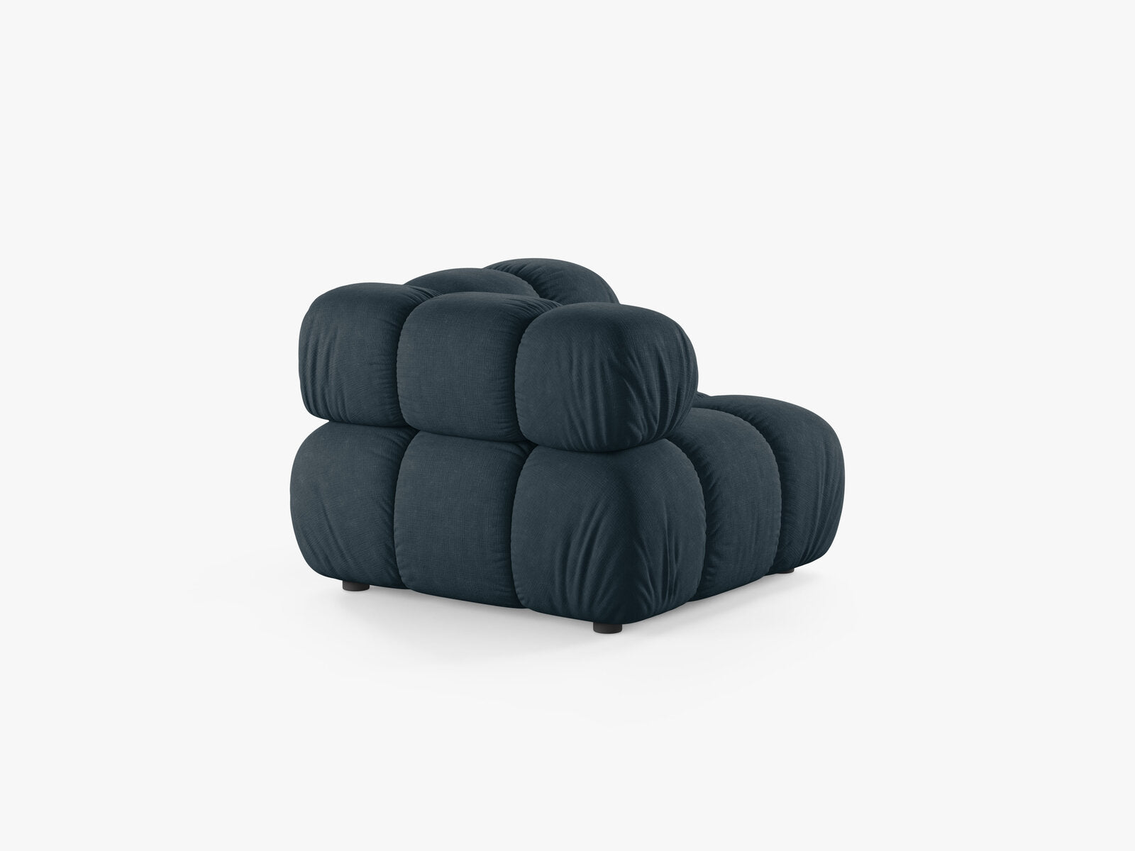 Micadoni symmetrisches Eckmodul Bellis Strukturierter Stoff Liberty Dunkel Petrol