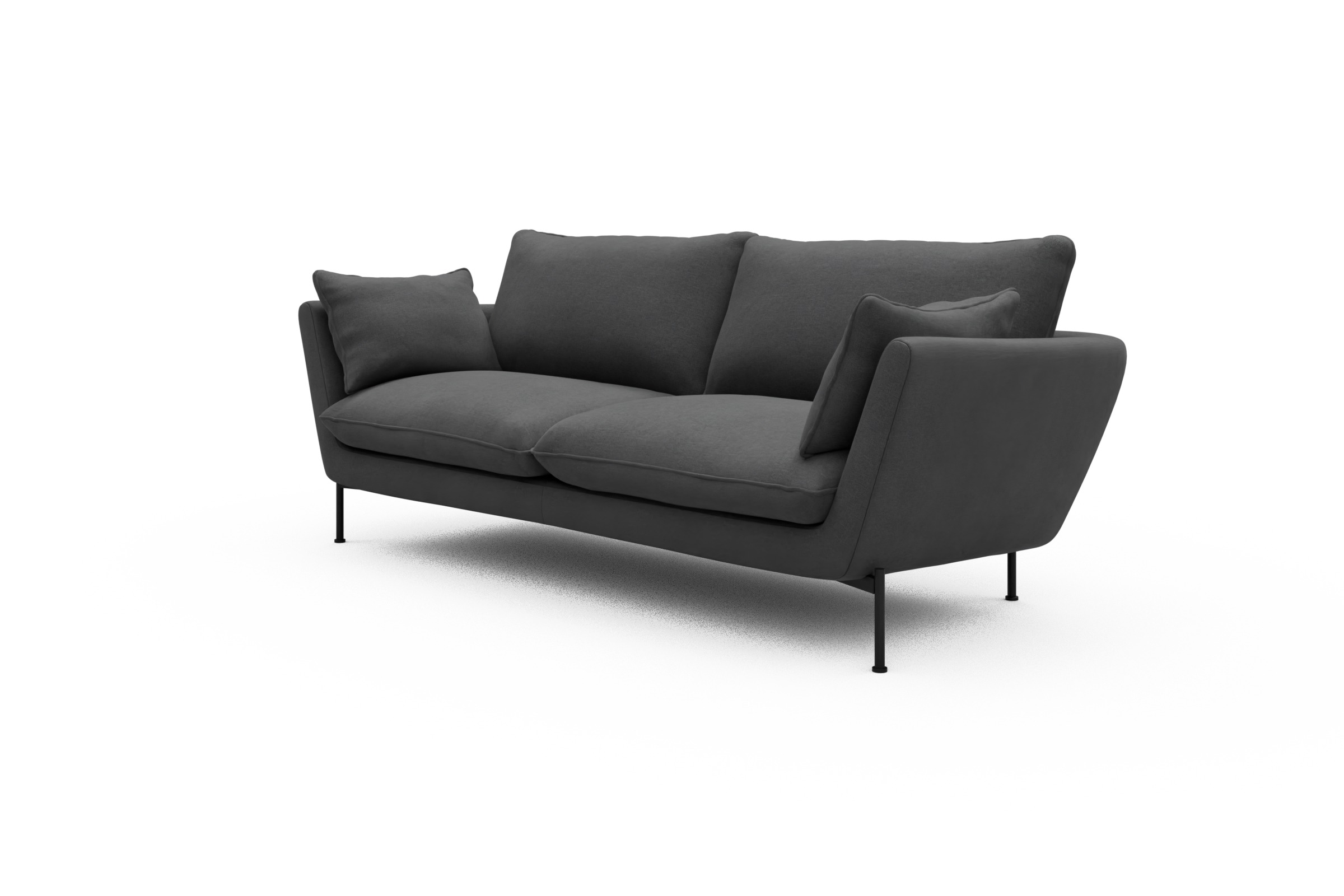 Sofa Anton 3-Sitzer Satya-Zinc