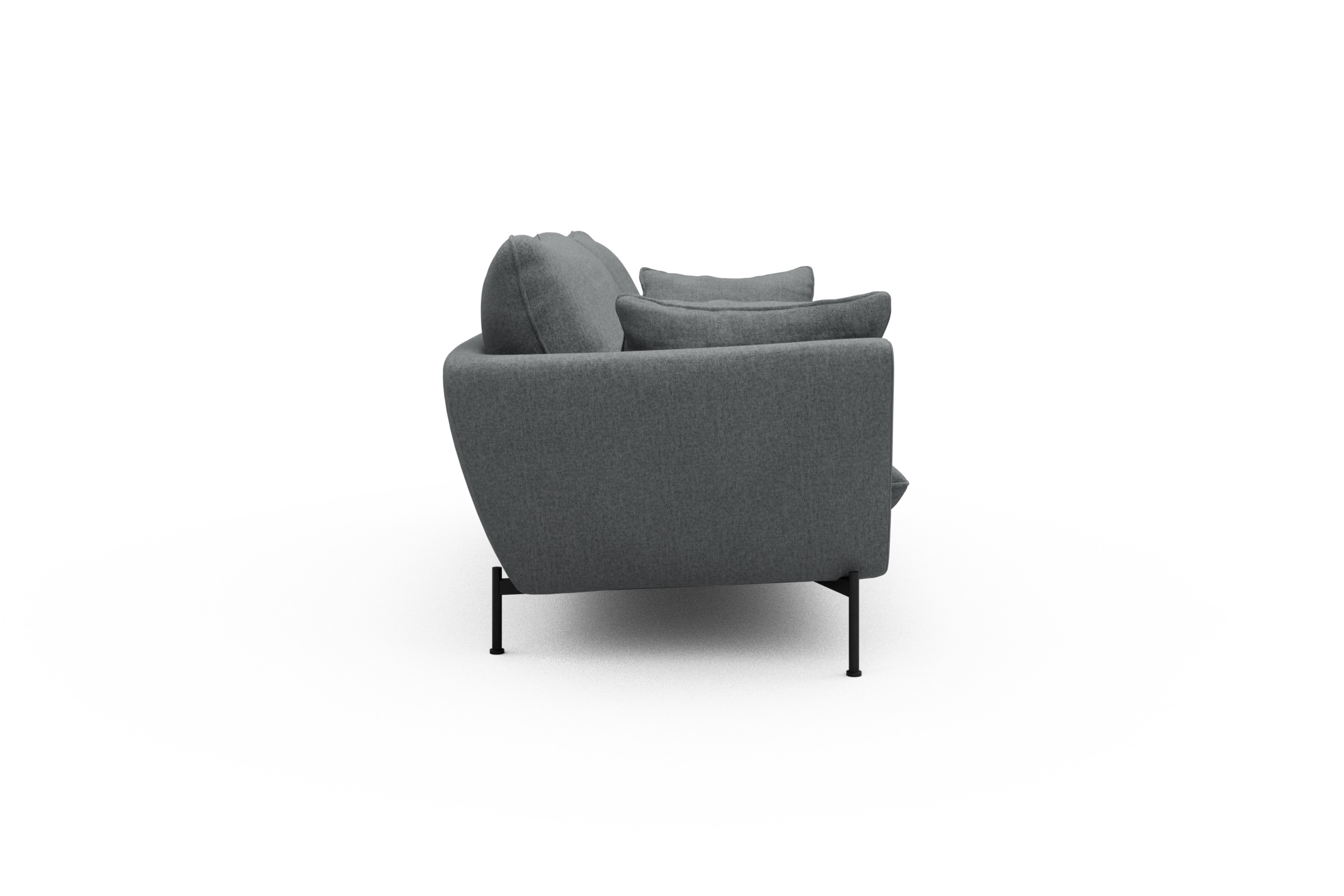 Sofa Anton 3-Sitzer Casone-Gravel-Grey