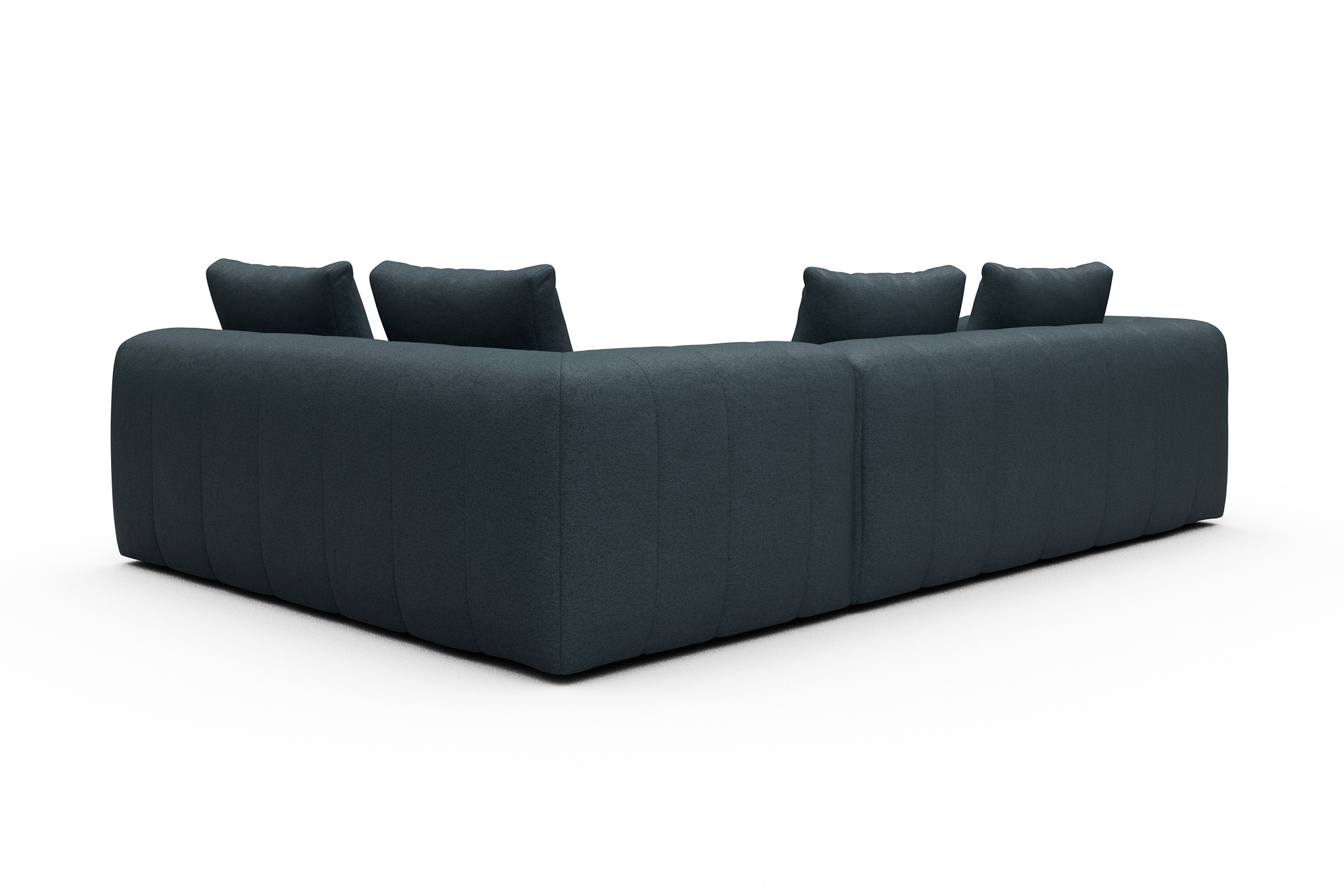Ecksofa Hugo 2x 2,5-Sitzer Armlehne links Denari-Royal-Blue