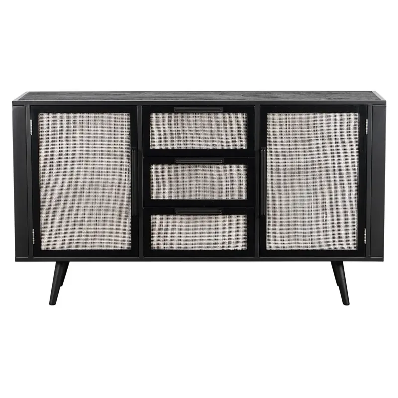 Novasolo Nordic Rattan Buffetschrank 4 Türen