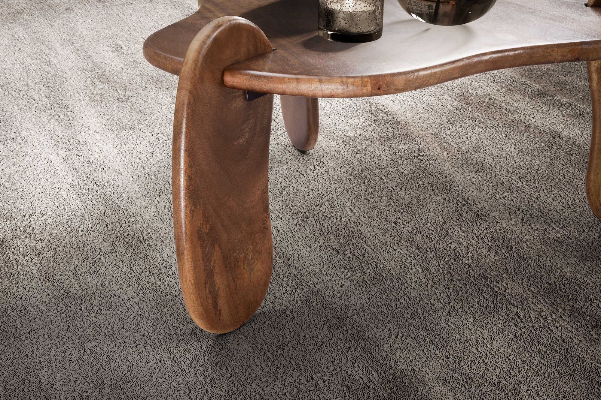 Couchtisch Hovland Mango Massivholz Braun 78 × 78 × 39,5 cm