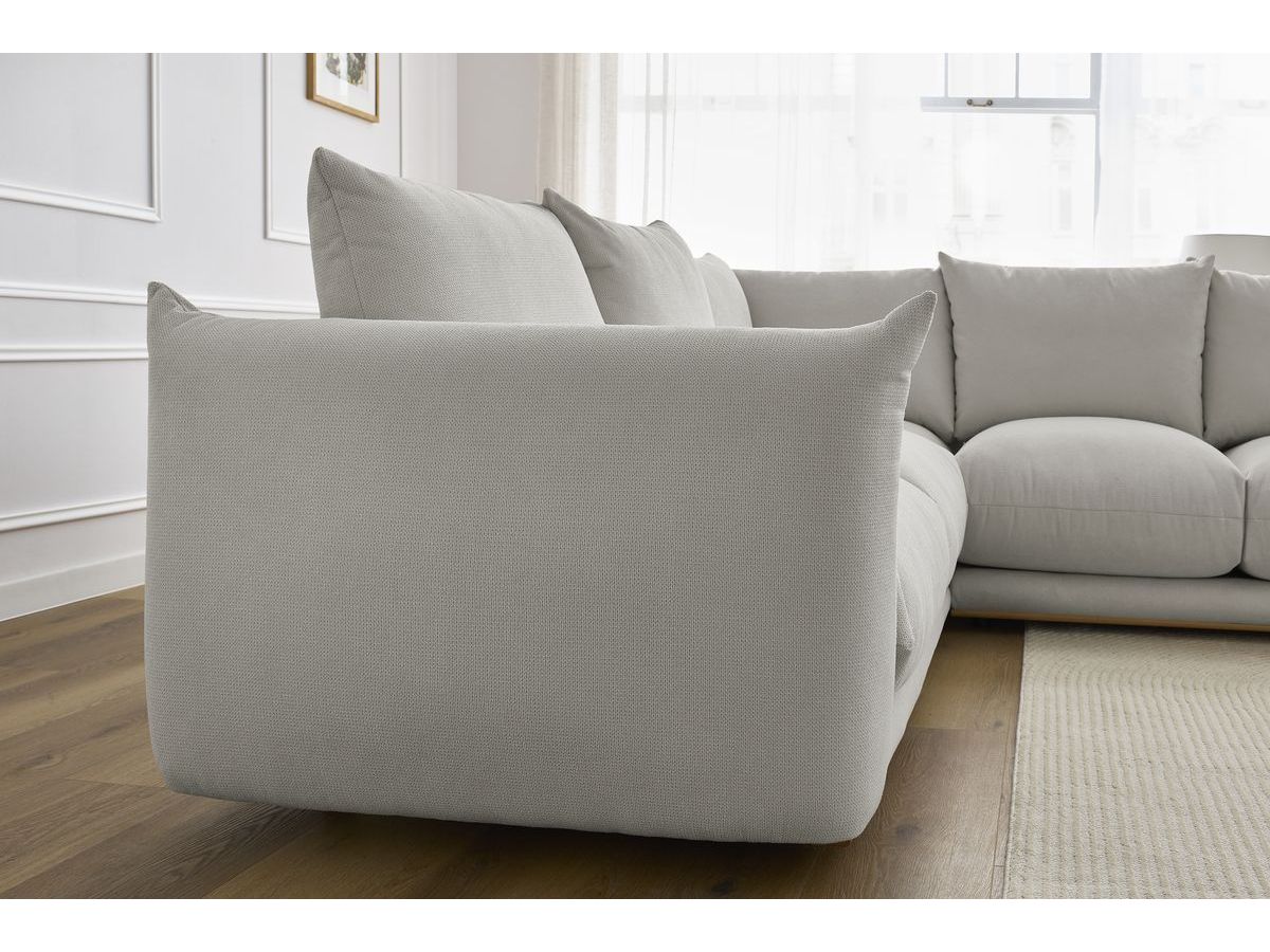 Bobochic Ernest Ecksofa Stoff Hellgrau