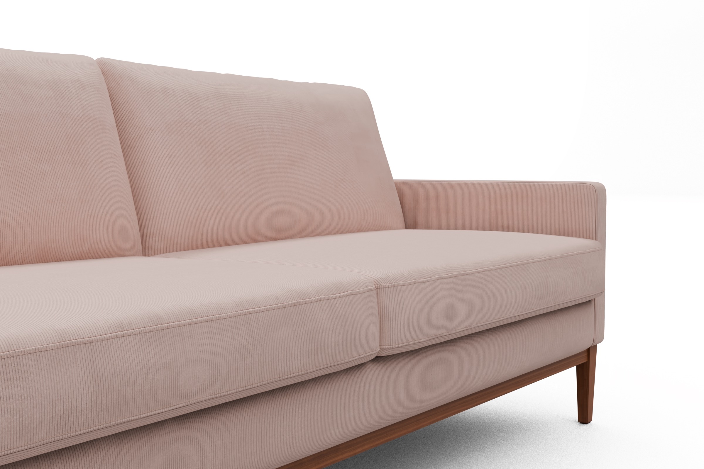 Sofa Bodo 2,5-Sitzer Cordufine-Blush
