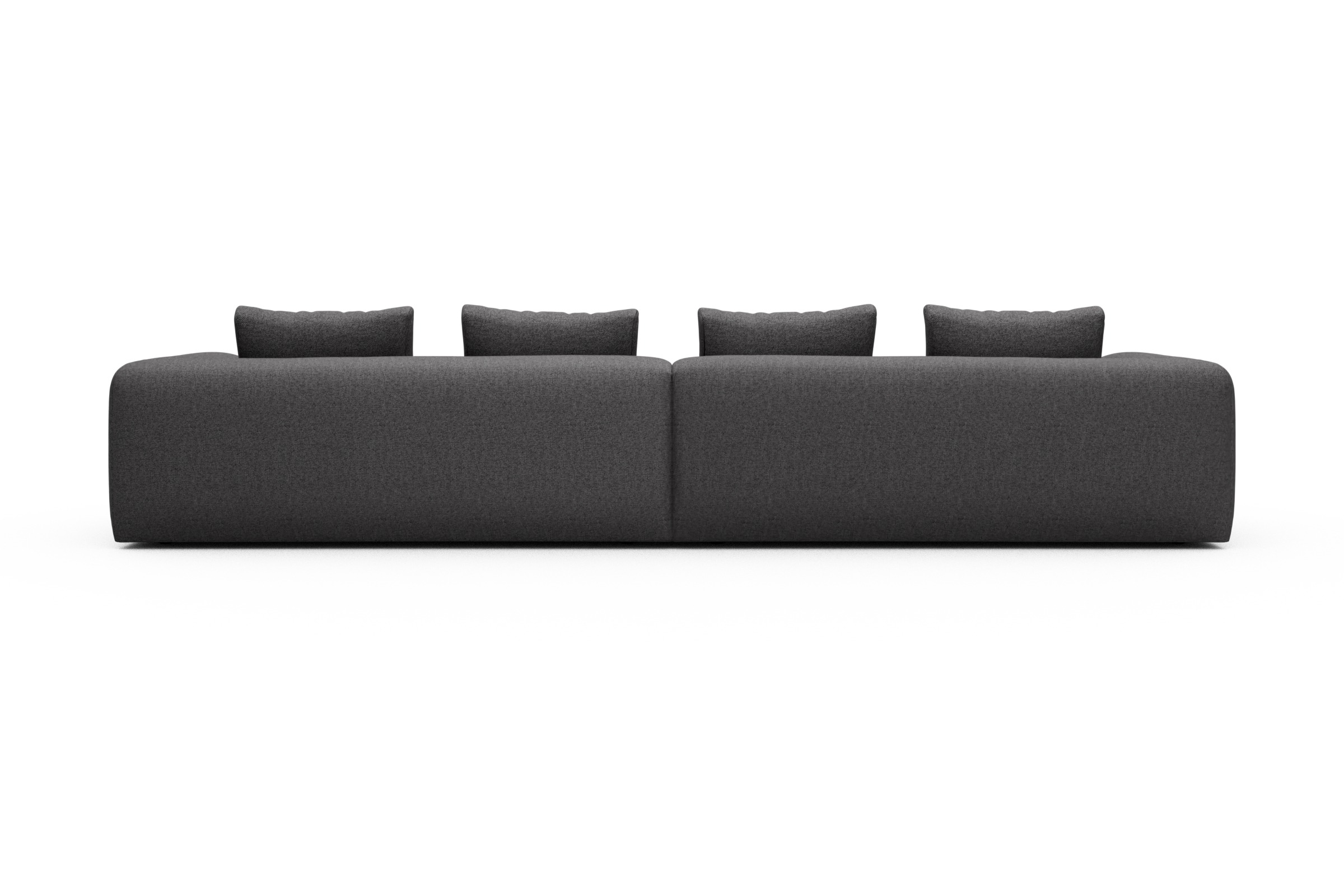 Sofa Modulares XXL Sofa Fred 5-Sitzer Sama-Antracite