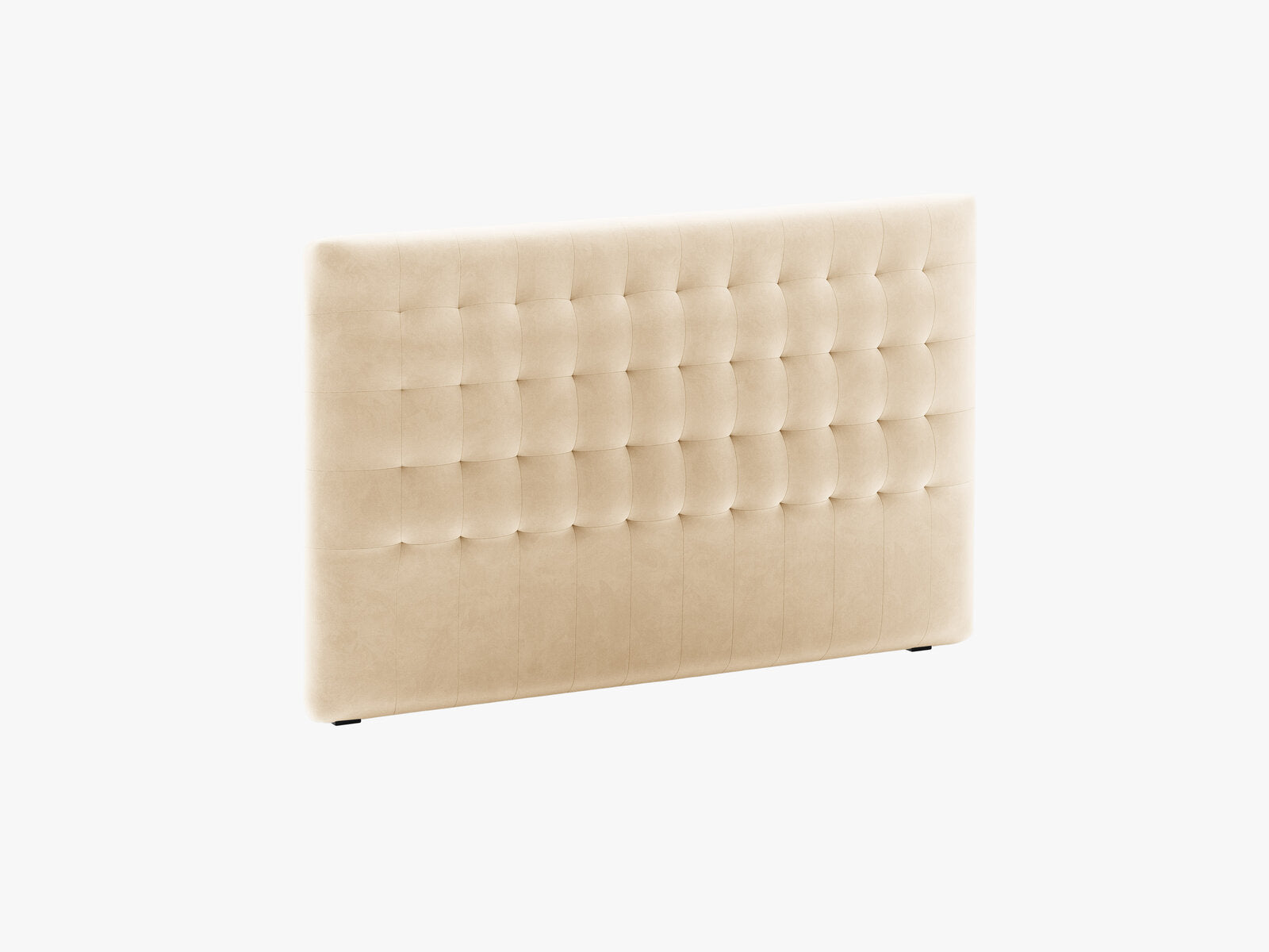 Micadoni Nova Samtiger Kopfteil 120 cm (H 95 cm) Samt Paris Nude 160x95