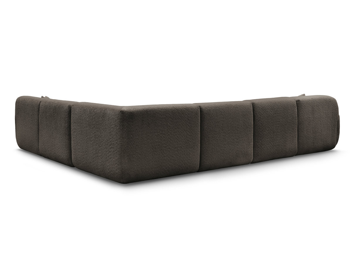 Bobochic Anda Wohnlandschaft Chenille Braun Ecke rechts