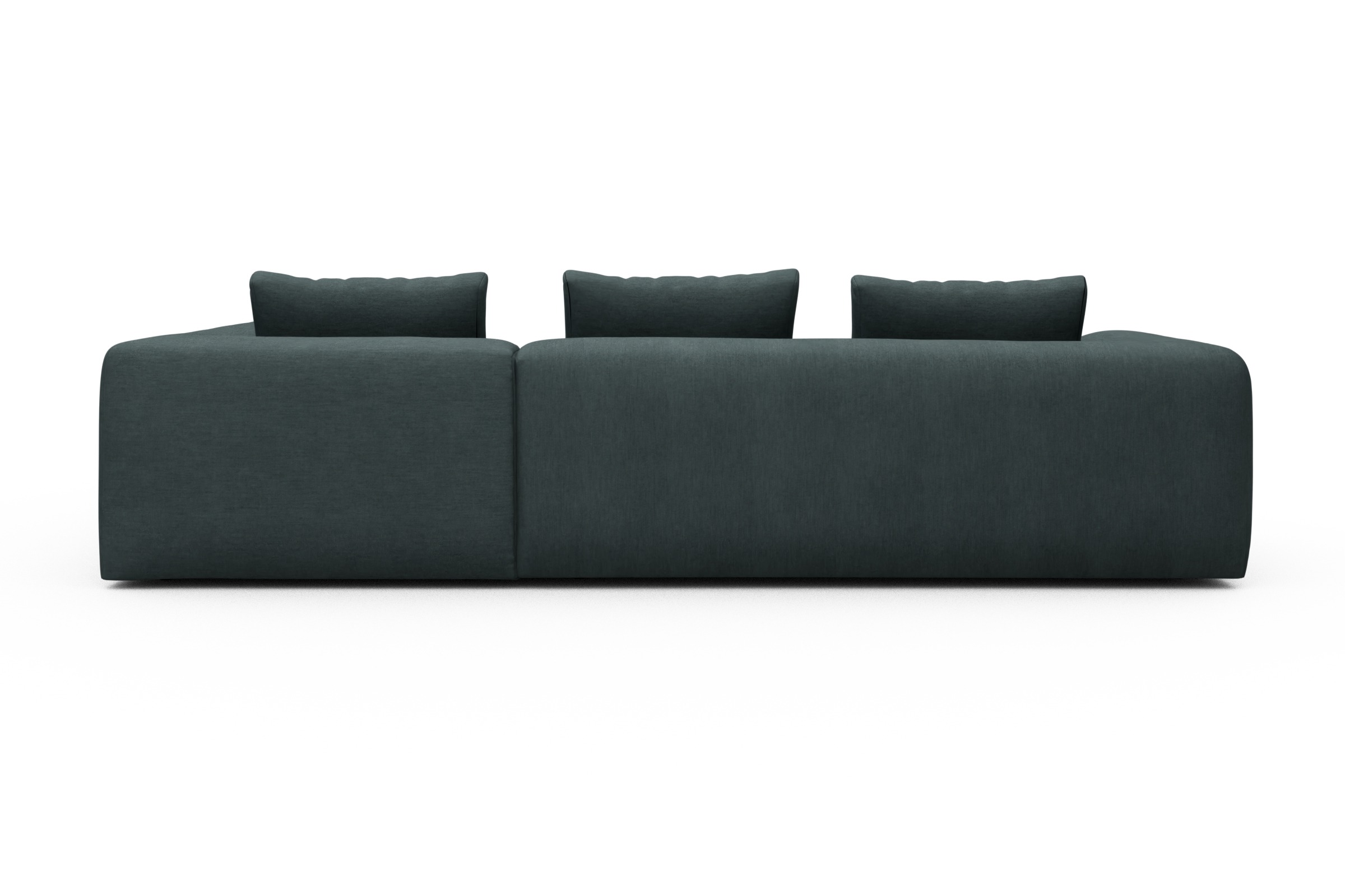 Ecksofa Fred Relax-Ecke rechts mit 2,5-Sitzer Vivus-Blue