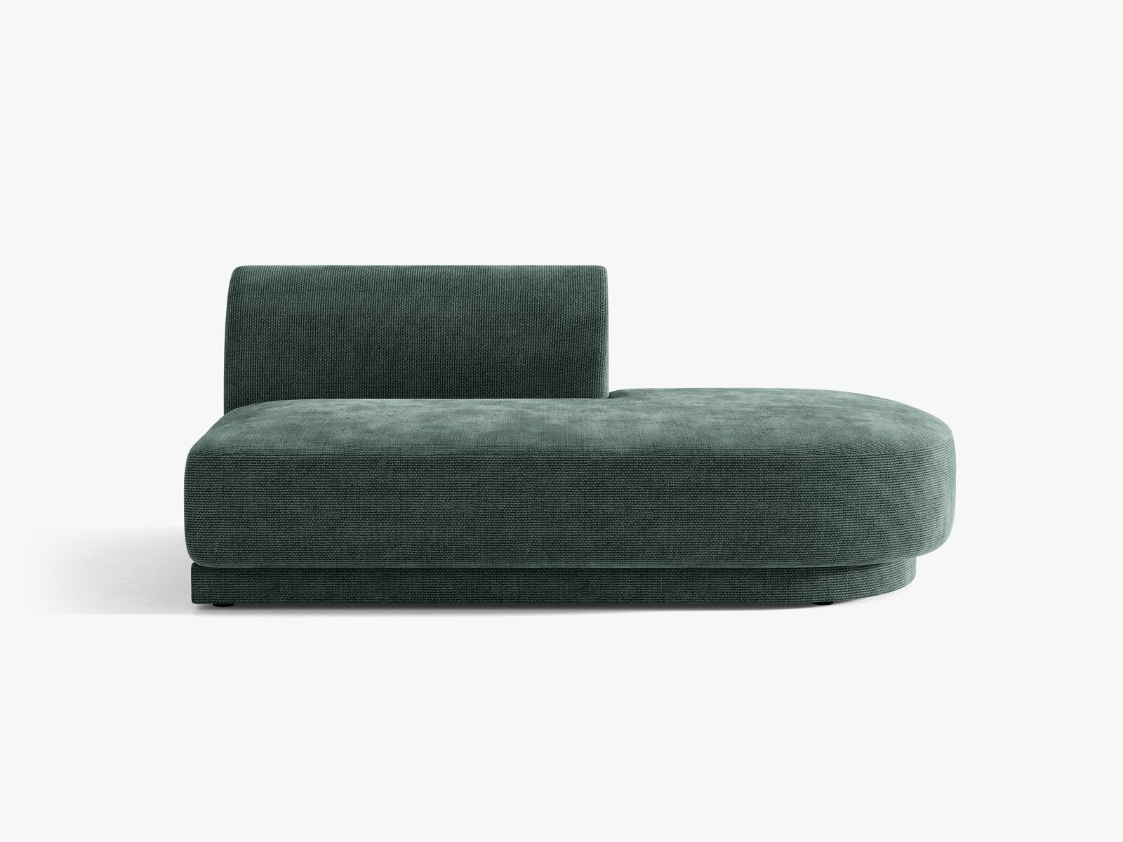 Micadoni 2-Sitzer Sitzmodul offen Miley Rechts Chenille Haga Petrol