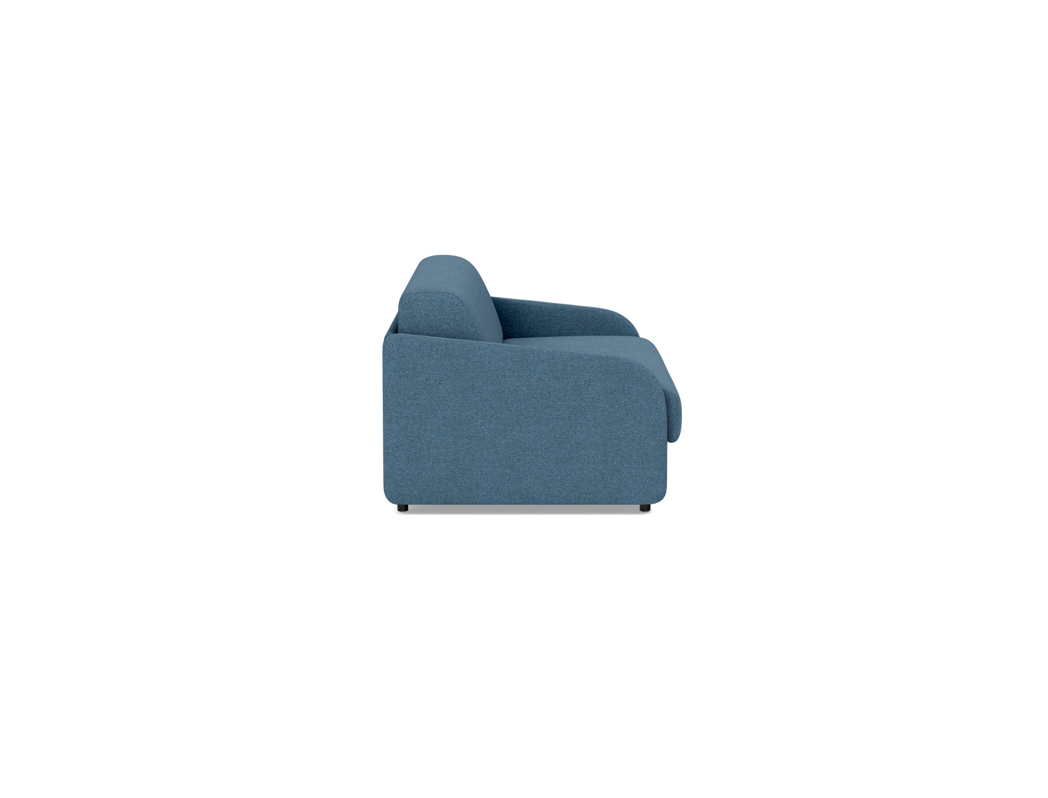 Schlafsofa Eivor mit Taschenfederkernmatratze 140 Strukturierter Stoff Weda 302-Weda-Blue