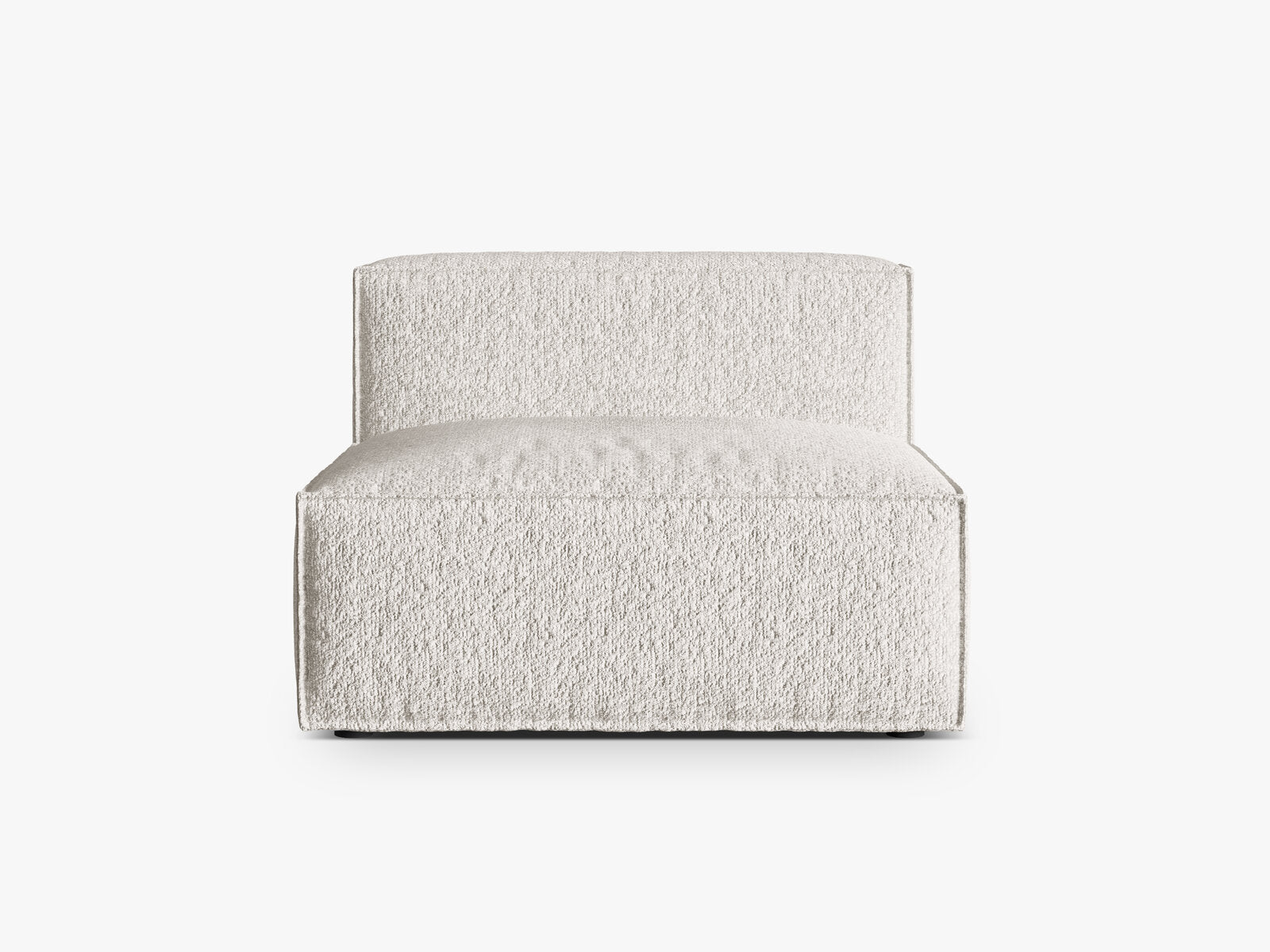 Micadoni Modul Nuria 1-Sitzer Boucle Grau Beige Melange