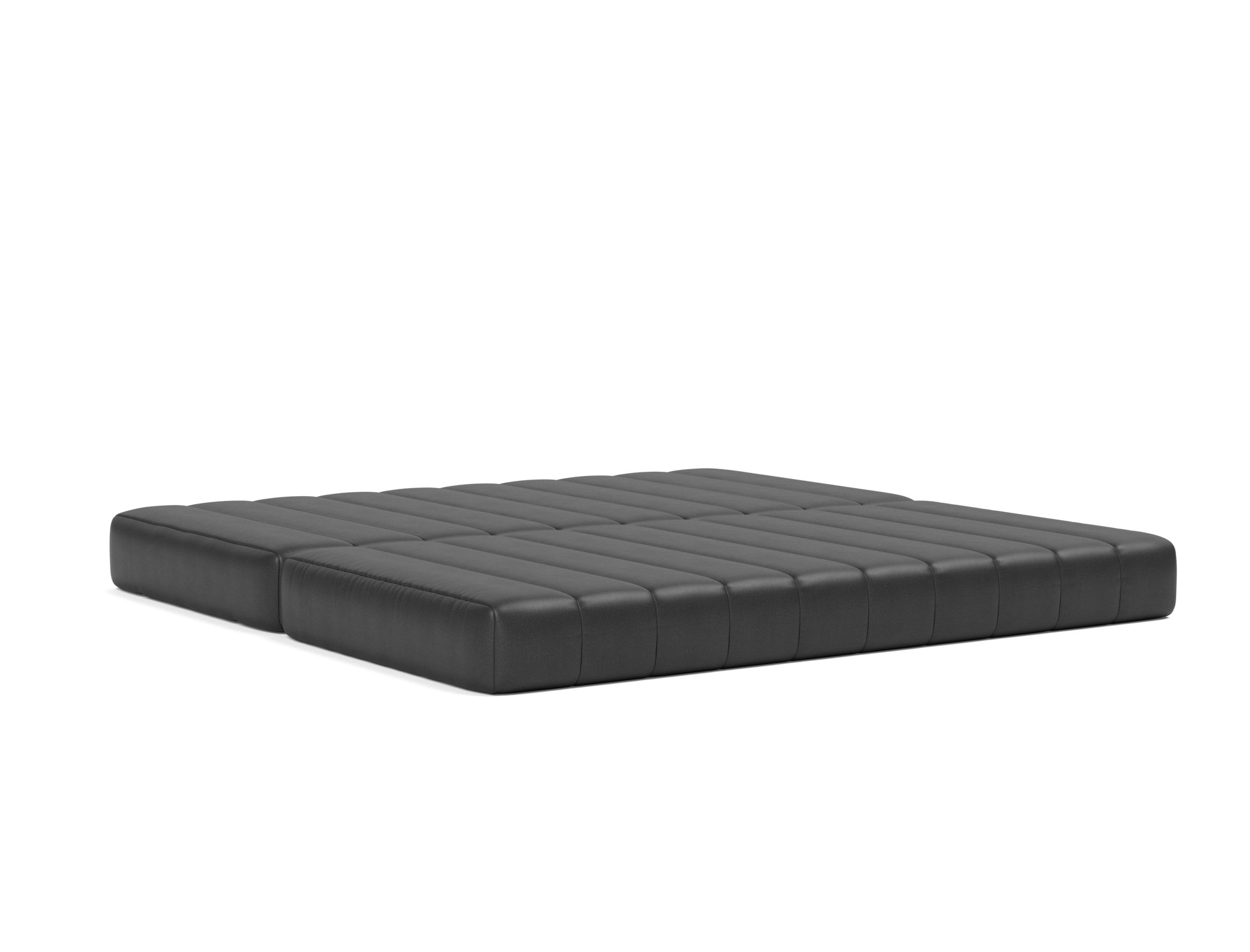Schlafsofa CozyPad Lederoptik Faunal 550-Black