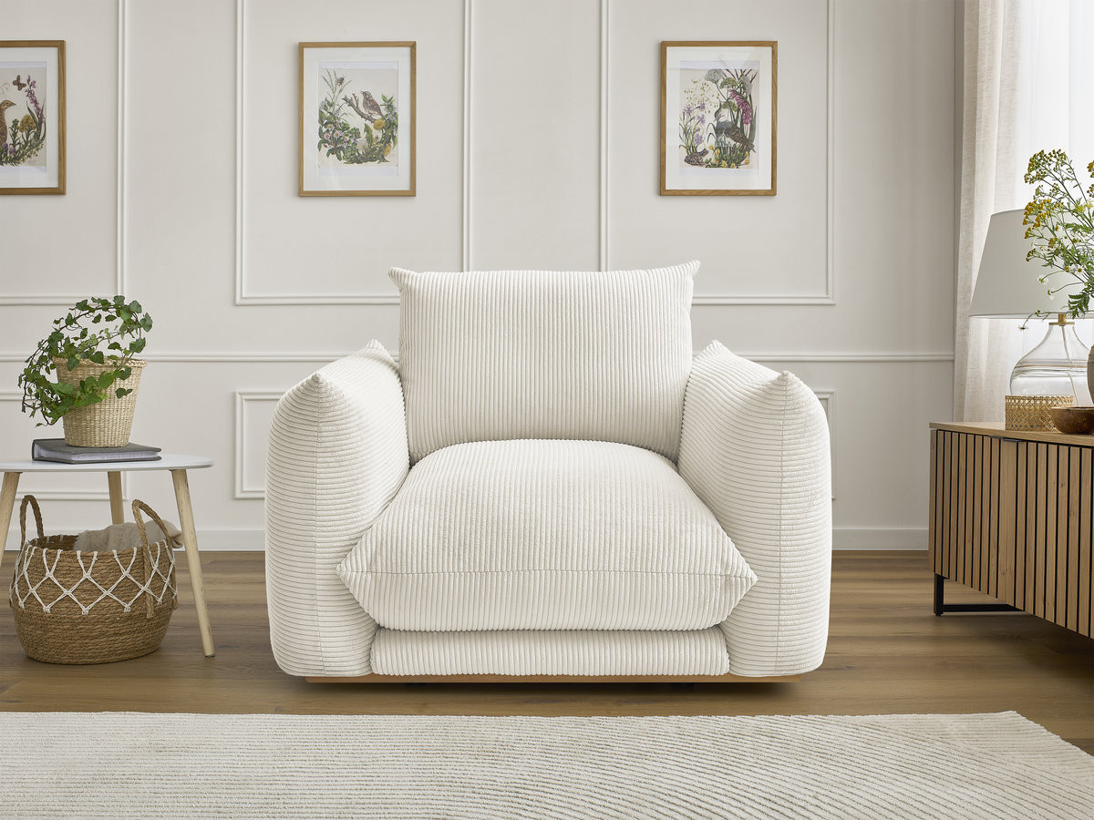 Bobochic Ernest Sessel Cordsamt Beige
