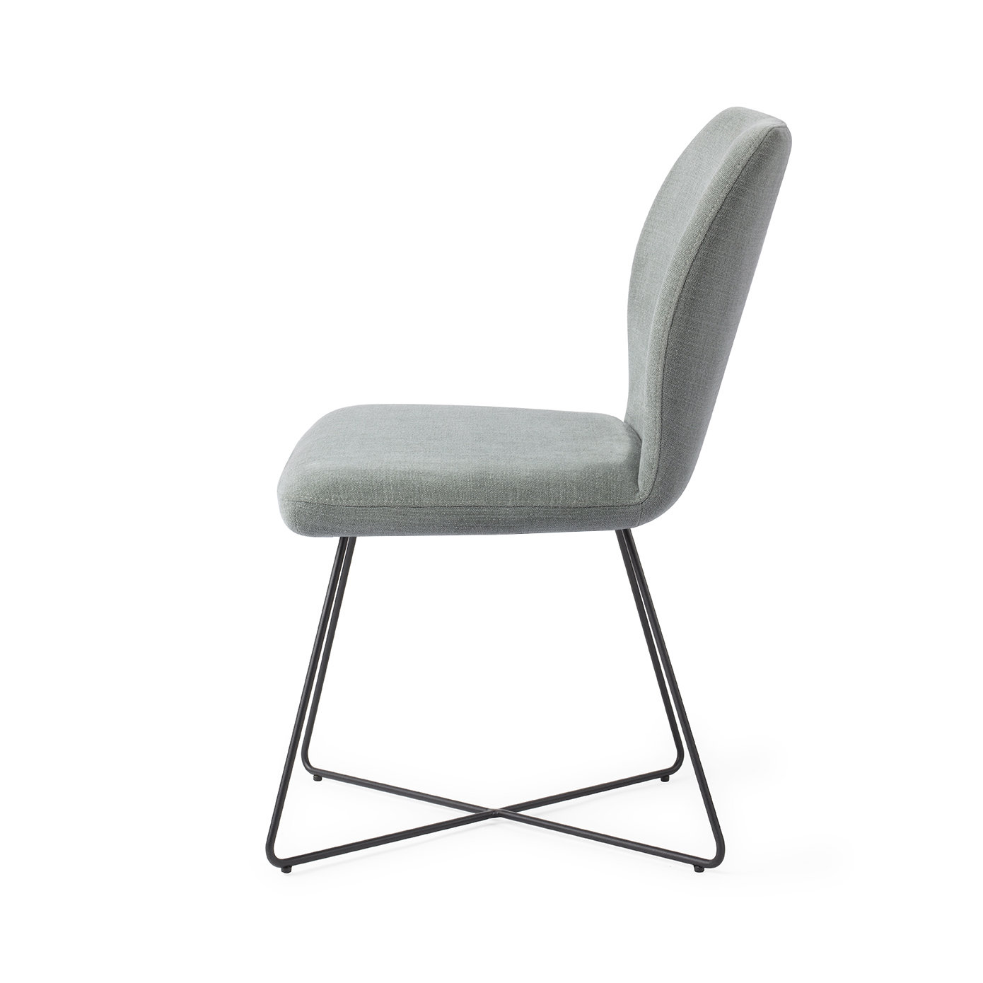 Jesper Home Esszimmerstuhl Ikata Breezy Blue Cross Schwarz