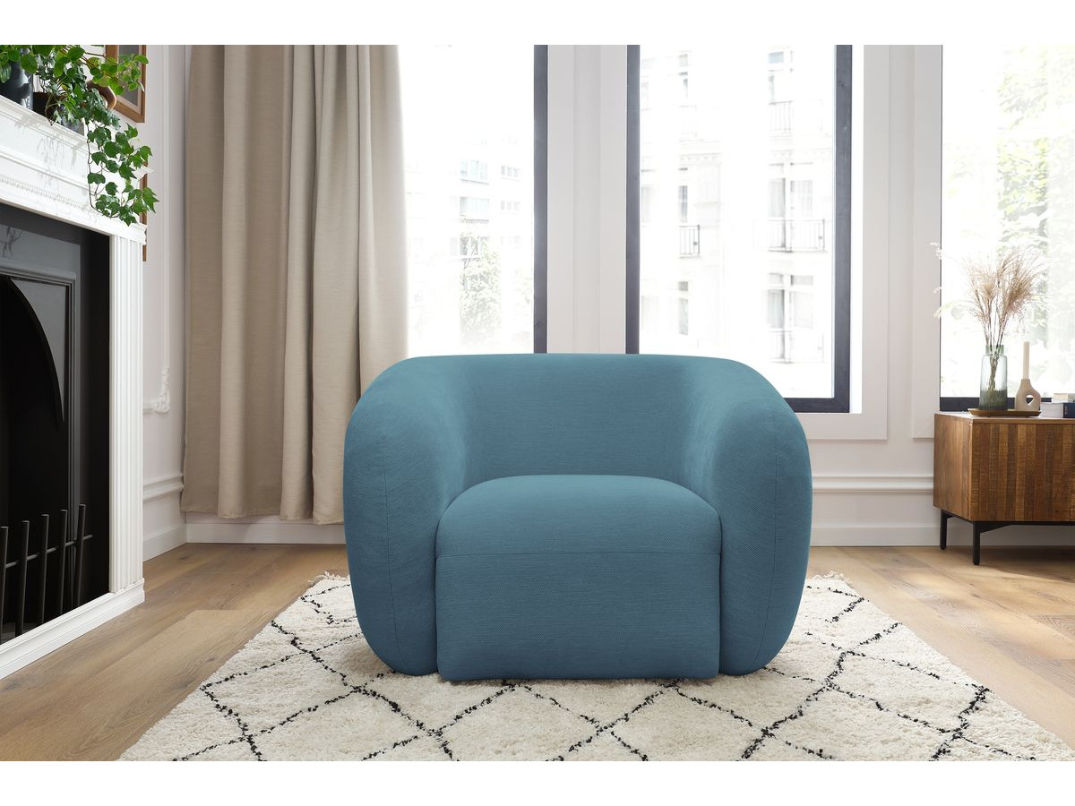 Bobochic Celine Sessel Stoff Hellblau