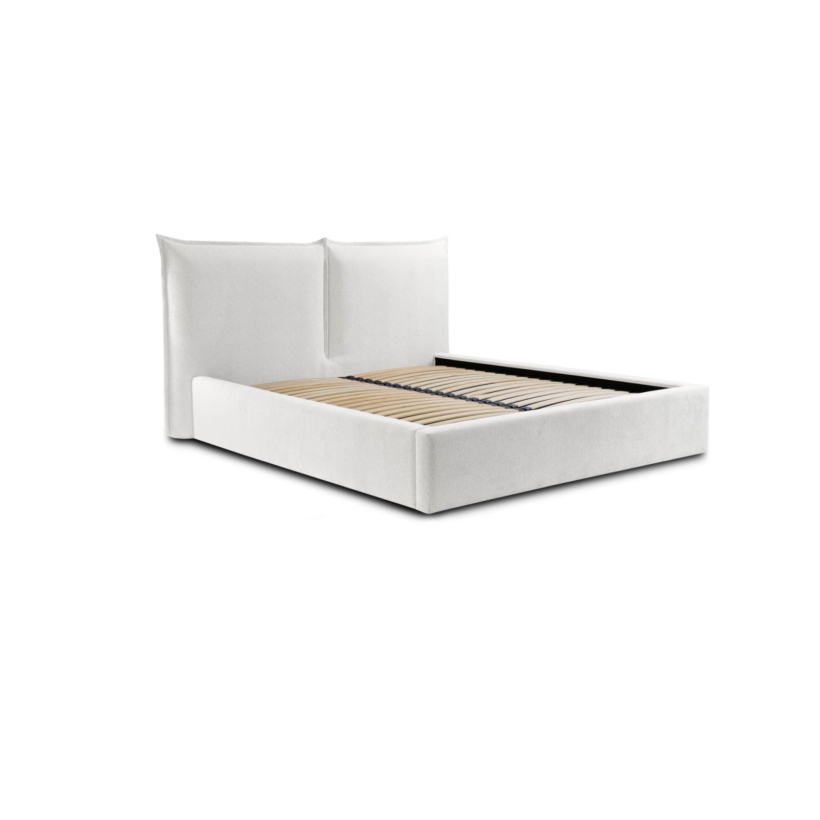 Polsterbett Verona Flachgewebe 180x200 mit Metallrahmen Raven 21