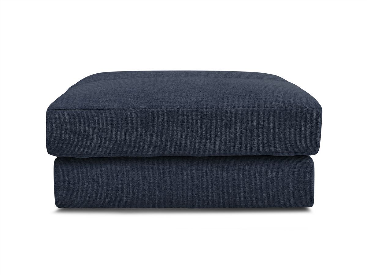 Bobochic Sierra Pouf Strukturstoff Dunkelblau