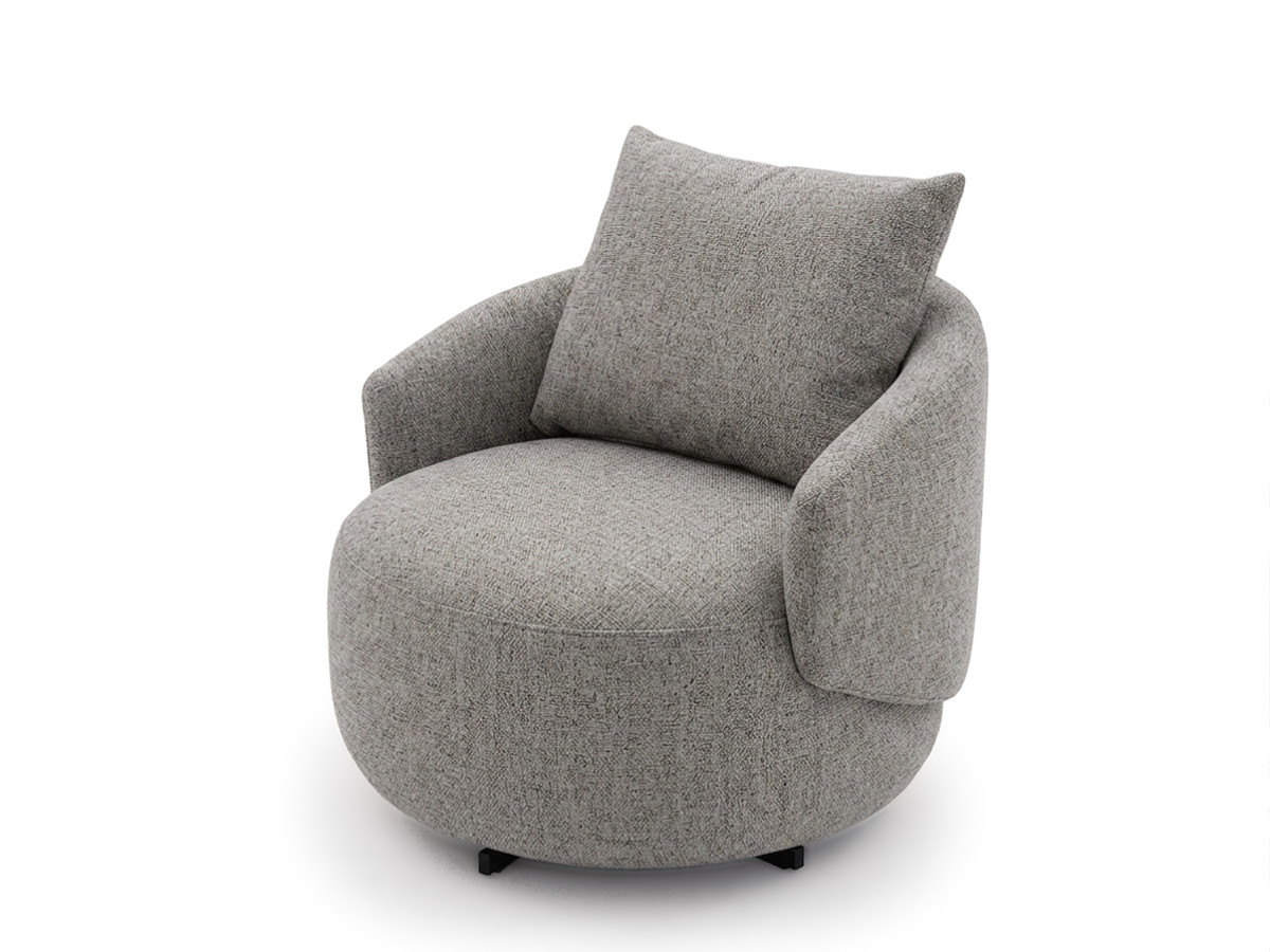 Bobochic Lexie Sessel Melange-Stoff Taupe